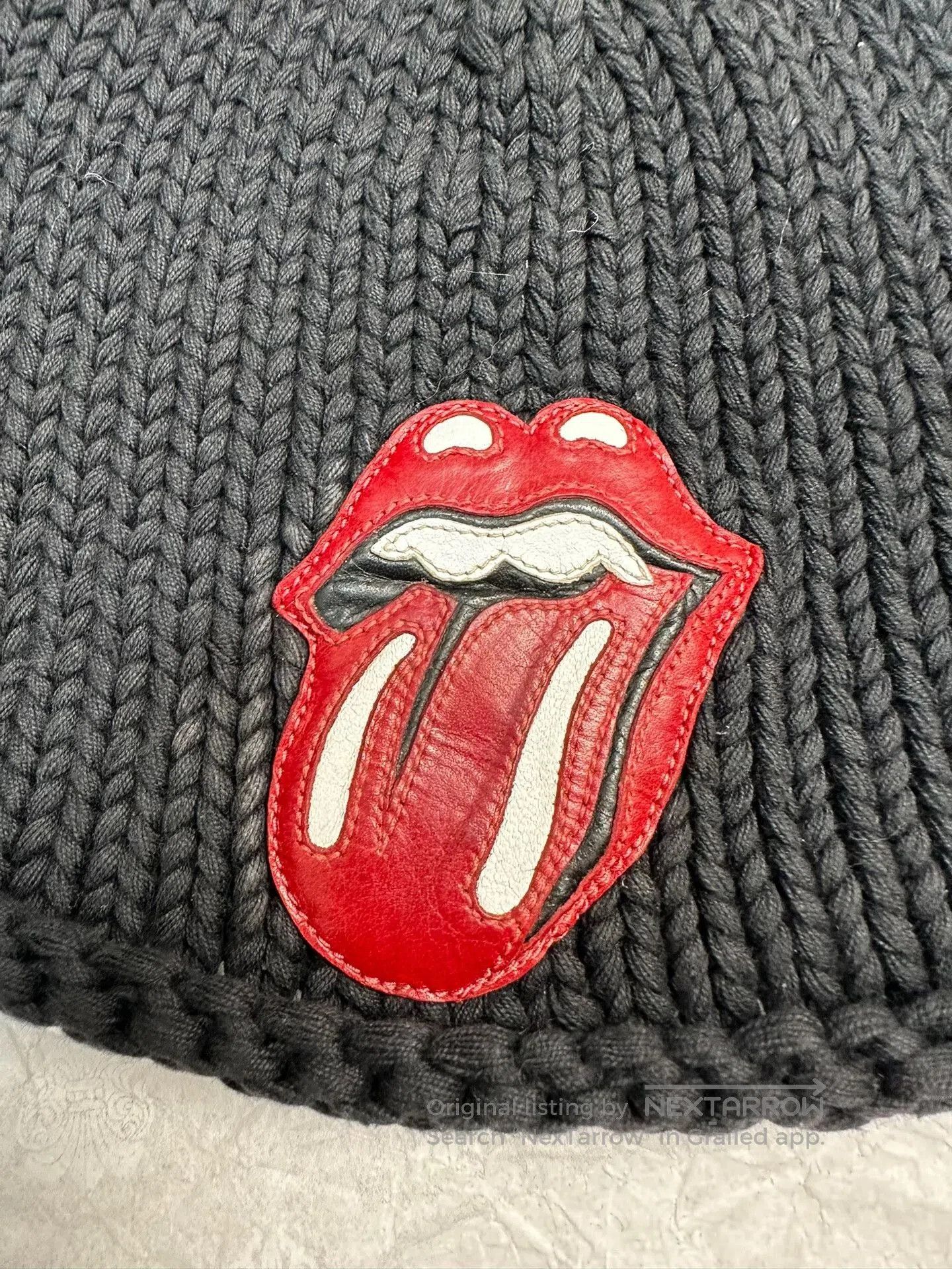 Chrome Hearts Chrome Hearts Rolling Stone Logo Cold Hat. Size ONE SIZE - 3 Thumbnail
