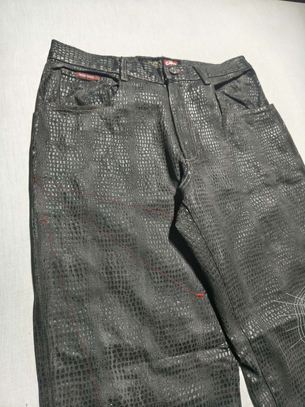 Ecko Unltd. SUPER COLLECTIBLE ECKO X MARVEL SPIDERMAN 1 JEANS🕷️(029) Size US 30 / EU 46 - 11 Thumbnail