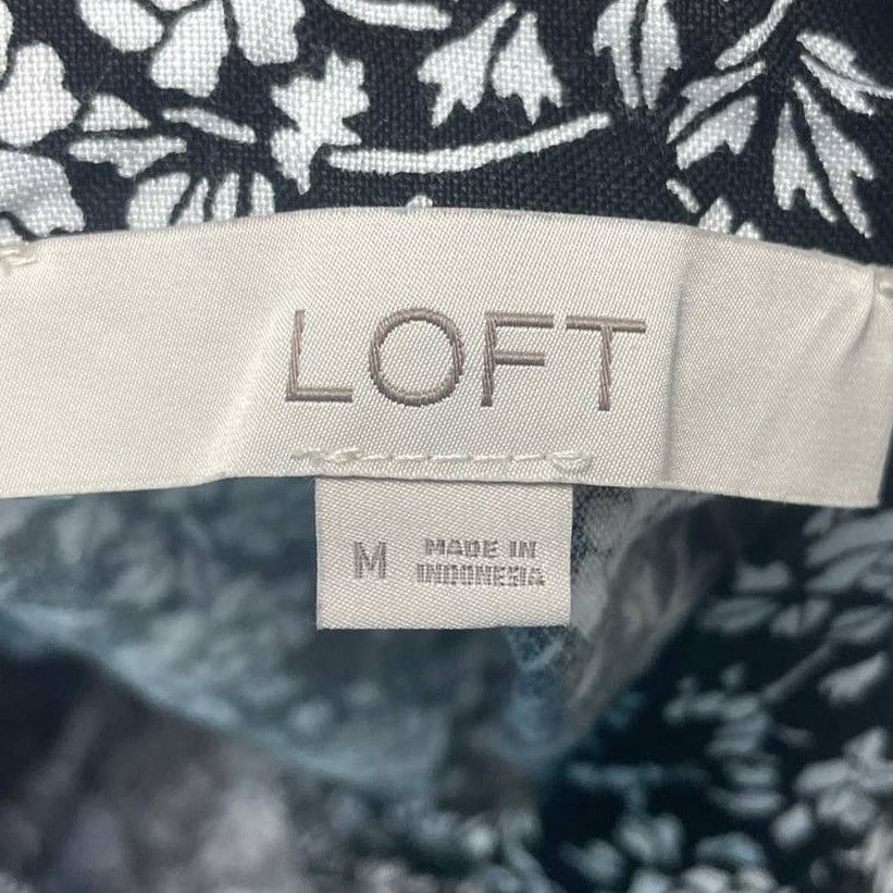 Loft LOFT Womens Medium Sleeveless Linen Viscose Blend Dress Size M / US 6-8 / IT 42-44 - 4 Thumbnail