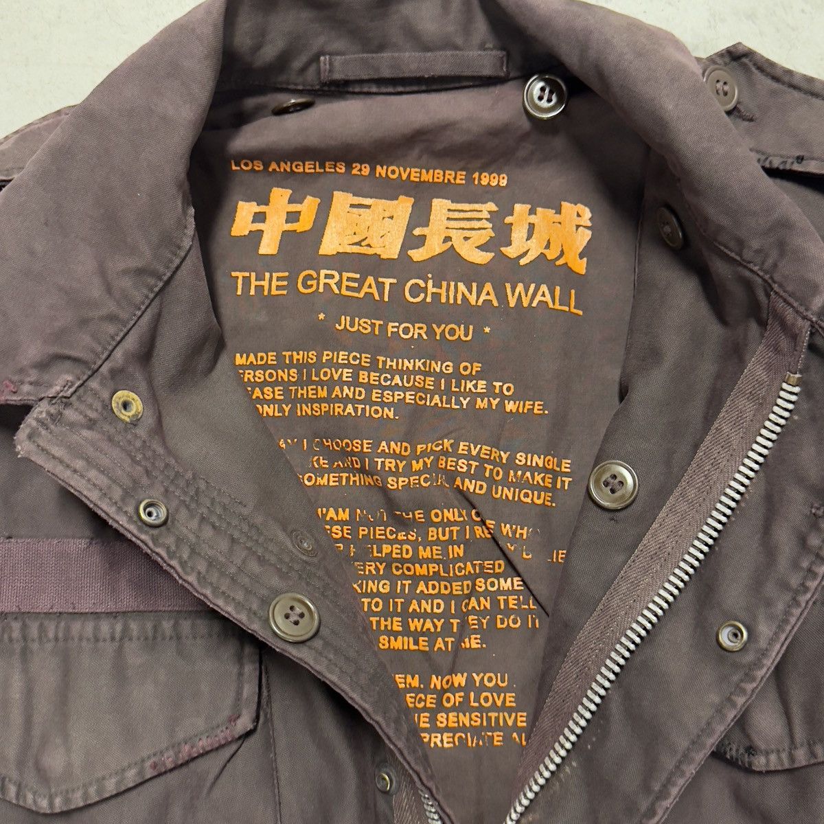 Designer × The Great China Wall × Vintage Vintage The Great China Wall Military M65 Jacket Size US M / EU 48-50 / 2 - 2 Thumbnail