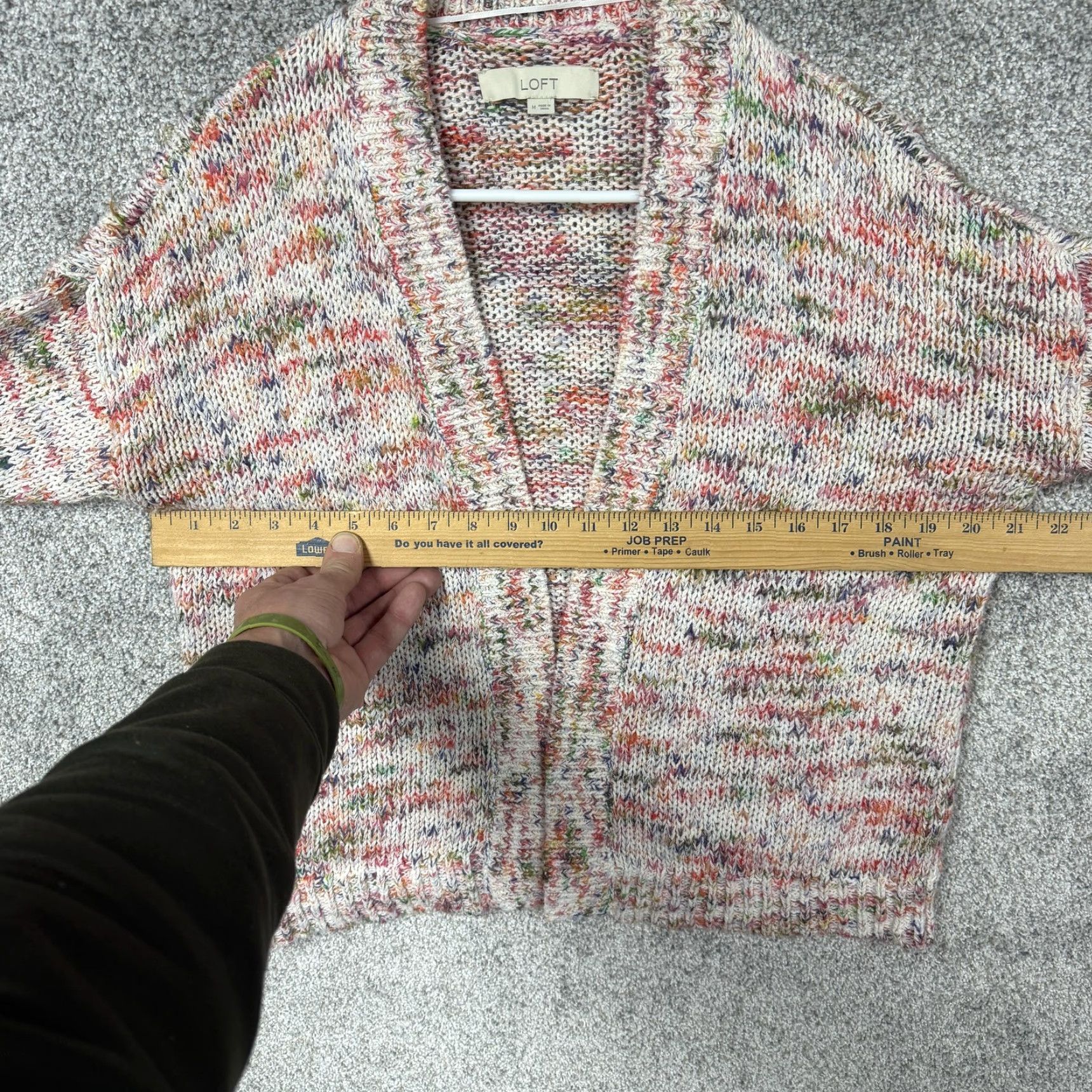 Loft VINTAGE LOFT Cardigan Sweater M Open Front Cozy Layering Boho Cottagecore Grandmacore Size M / US 6-8 / IT 42-44 - 4 Thumbnail
