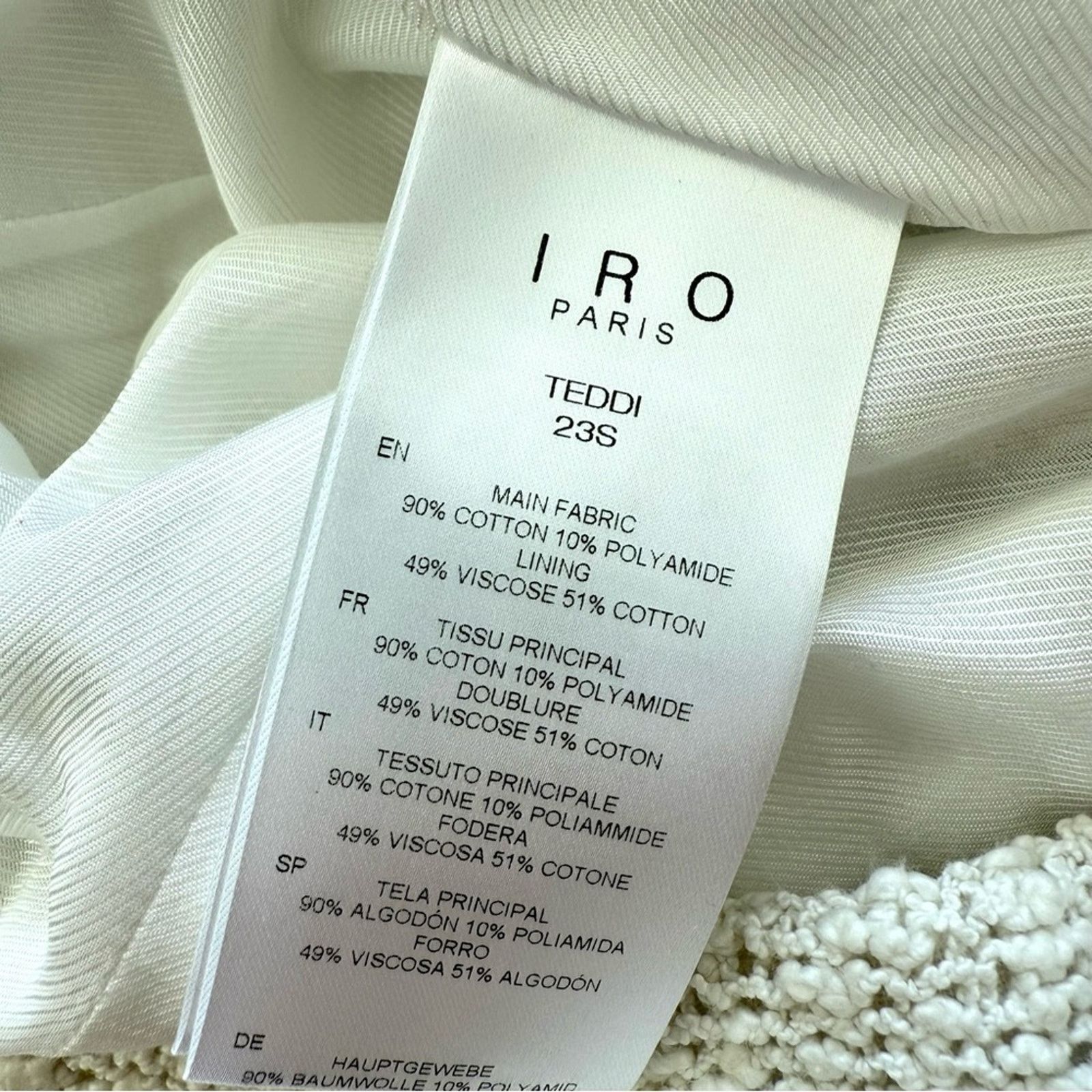 Iro NWT!!! IRO tweed women shoes size 36 FR or size 4 US 325$ Size 27" / US 4 / IT 40 - 10 Thumbnail