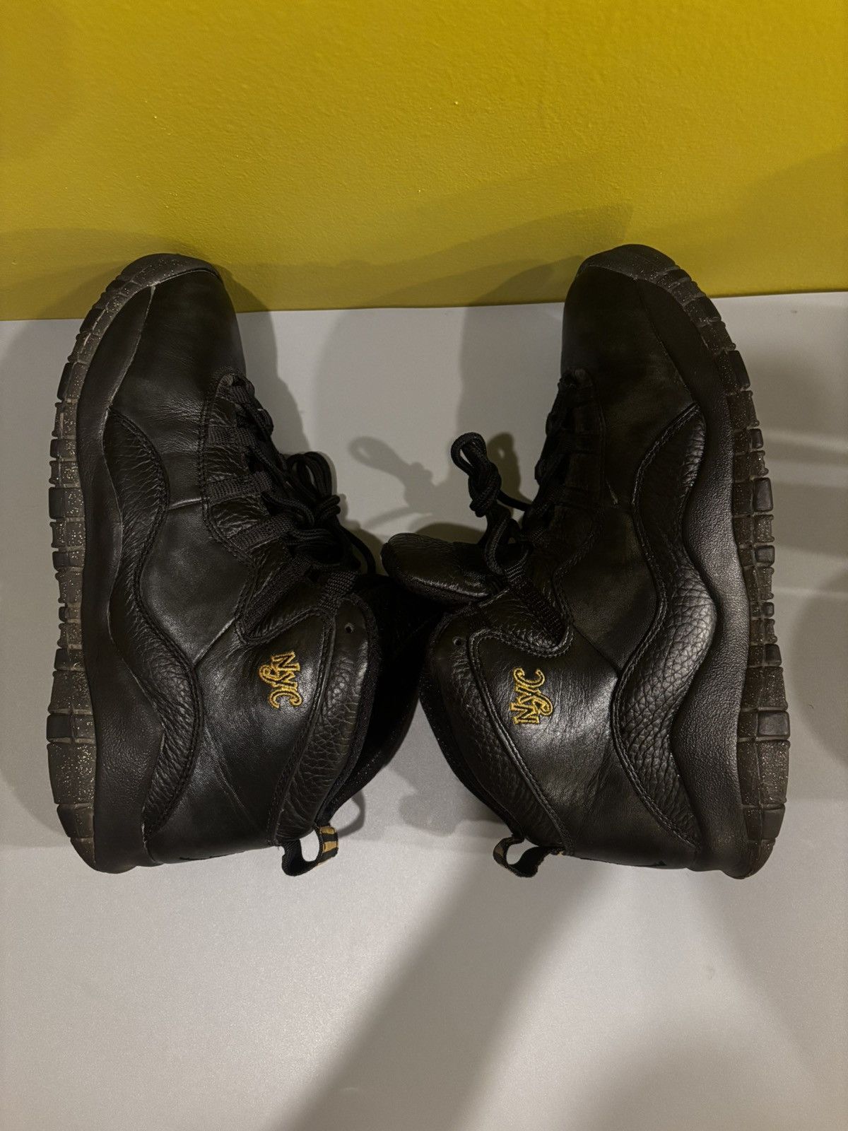 Jordan Brand Black leather air jordan 7y shoes1149 Size US 7 / EU 40 - 9 Thumbnail