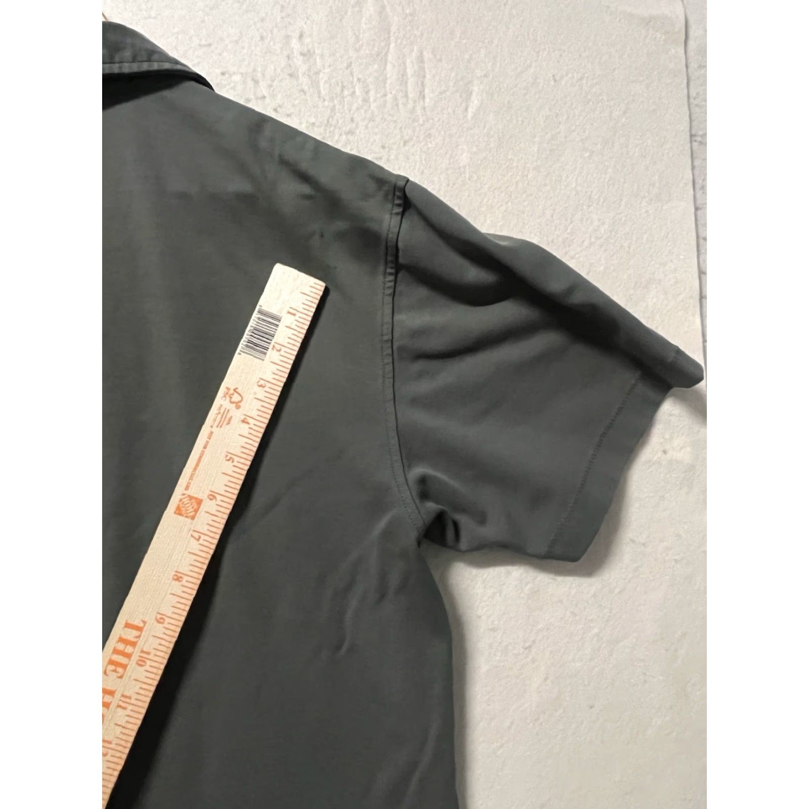 Vintage Linksoul Polo Shirt Short Sleeve Button-Up Men L Green Solid Casual Cotton Size US L / EU 52-54 / 3 - 6 Thumbnail