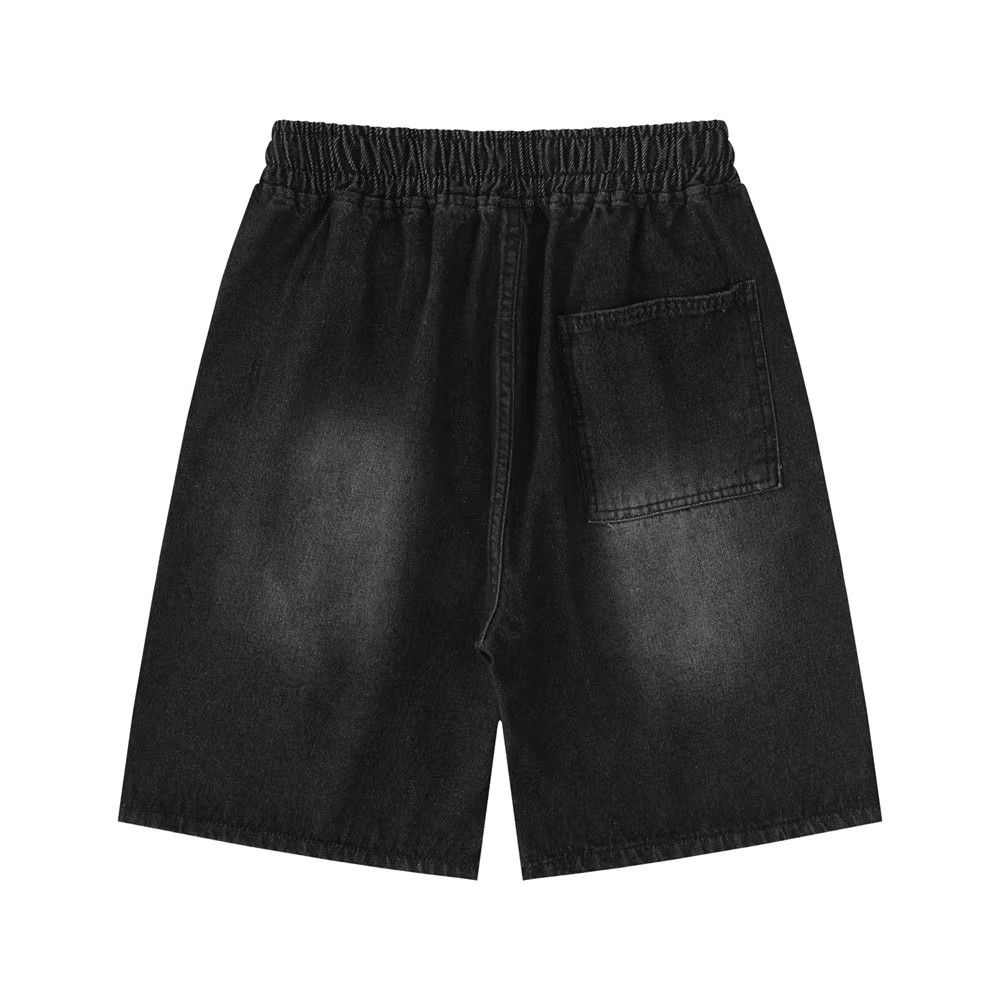 Japanese Brand × Jean Star embroidered washed denim shorts Size US 32 / EU 48 - 2 Thumbnail