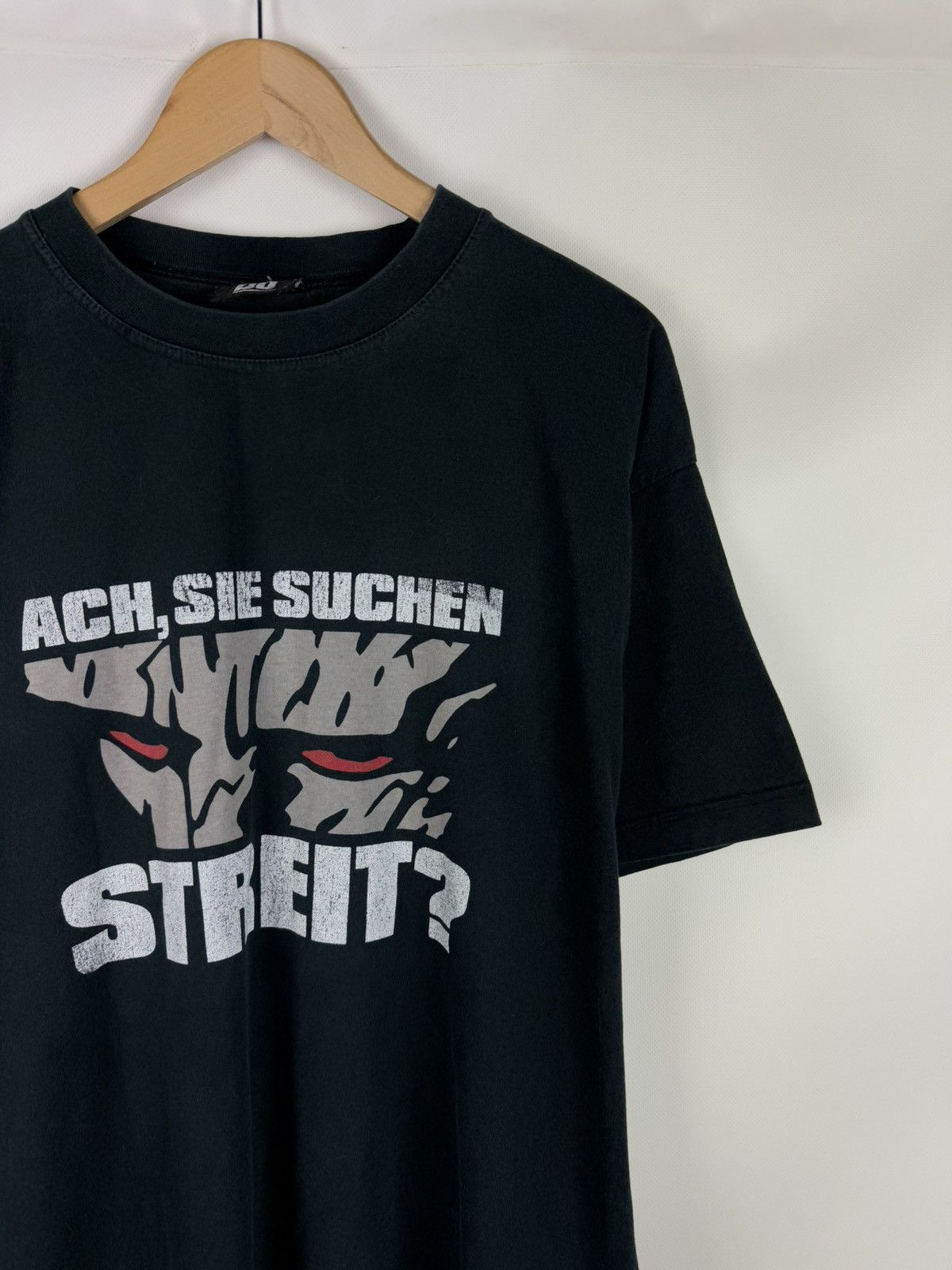 Band Tees × Vintage Bohse Onkelz Ach, Sie Suchen Streit Vintage Band T Shirt Tee Size US XL / EU 56 / 4 - 5 Thumbnail