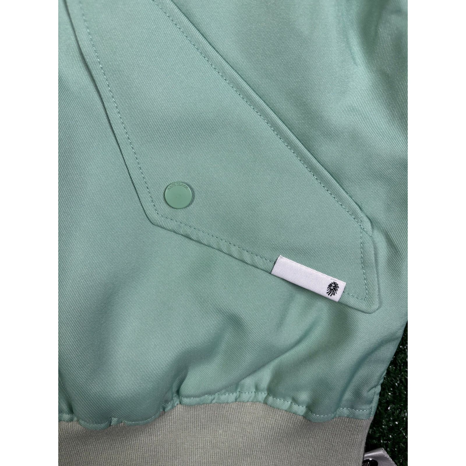 Bape Bape Black Teal Satin Bomber Jacket Size Large(MSRP: $900.00 Size US L / EU 52-54 / 3 - 4 Thumbnail