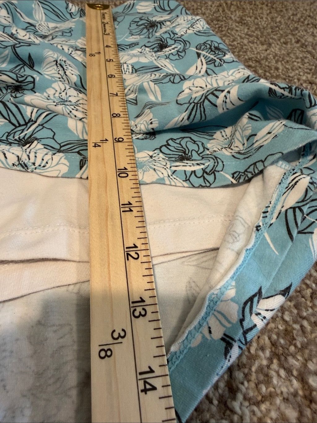 Other Blue Flora Skort by Teezher. Size Small. Preowned. Great Con Size 28" / US 6 / IT 42 - 11 Thumbnail