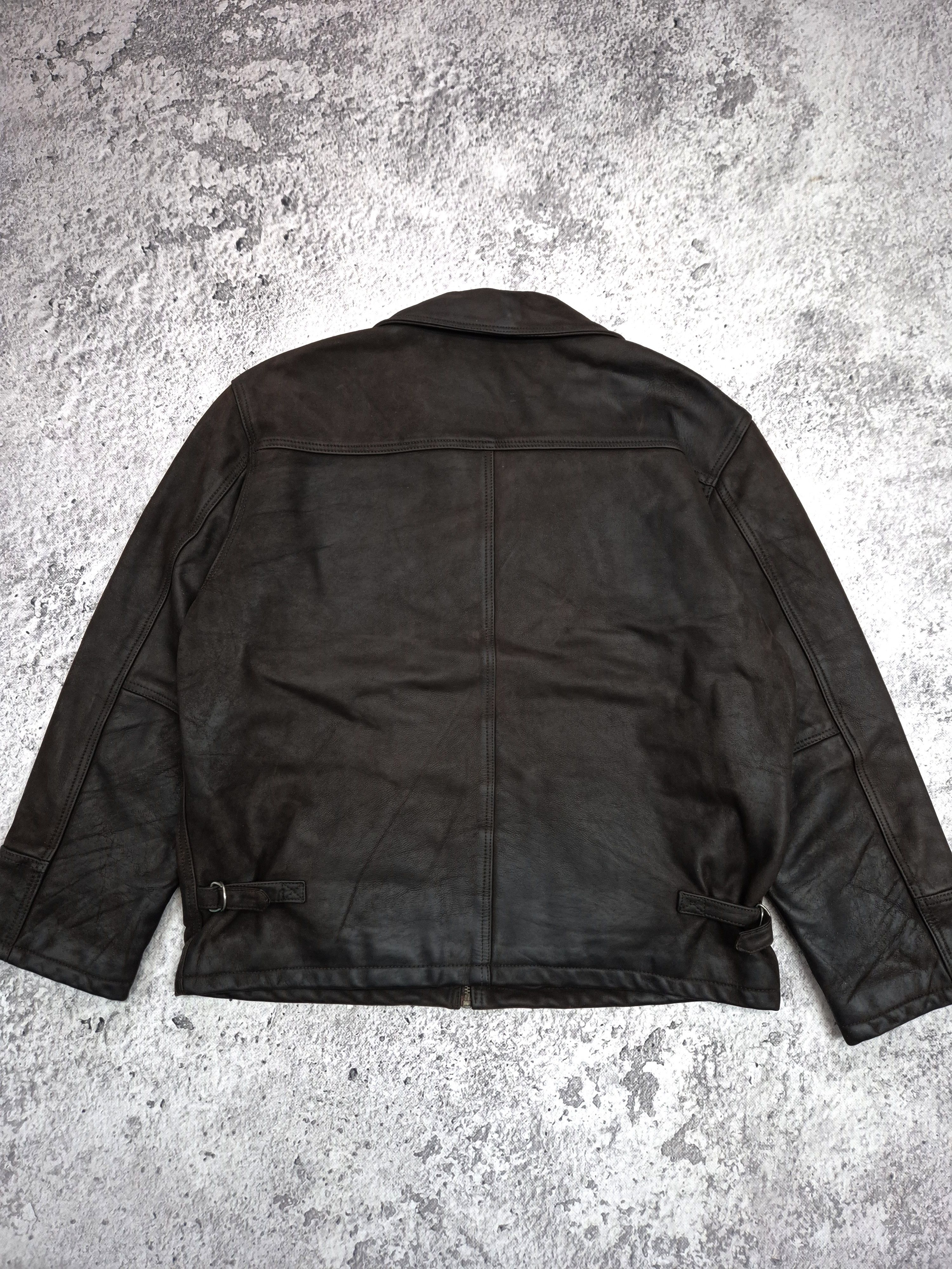 Vintage Vintage Akaso Military Leather Bomber Jacket Size US XXL / EU 58 / 5 - 7 Thumbnail