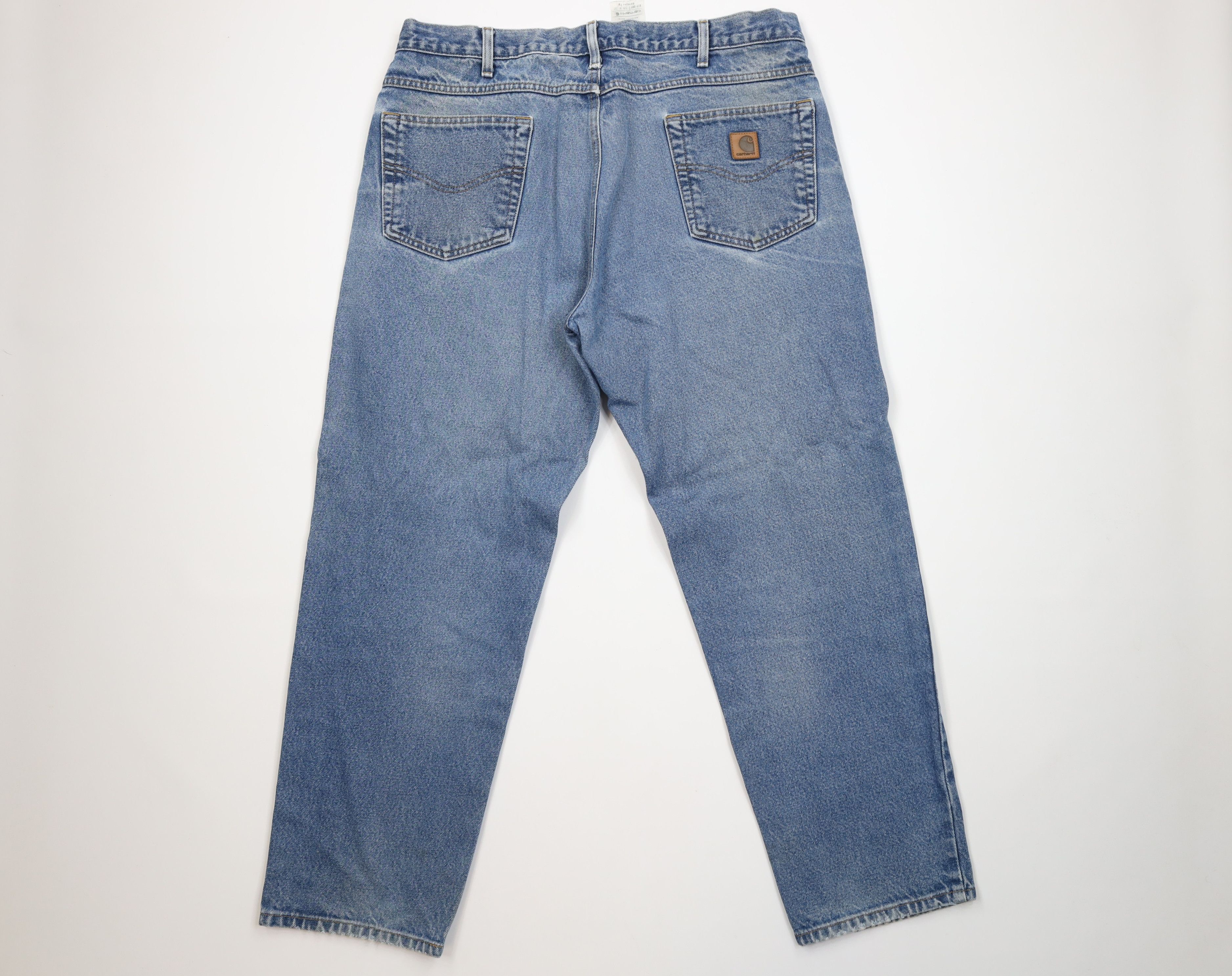 Carhartt Vintage Y2K Carhartt Spell Out Relaxed Fit Denim Jeans Size US 38 / EU 54 - 11 Thumbnail