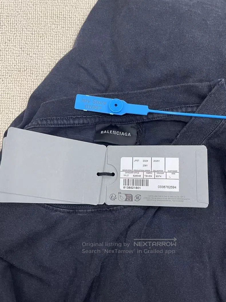Balenciaga Balenciaga Logo Loose Crewneck Short Sleeve T-Shirt. Size US L / EU 52-54 / 3 - 4 Thumbnail