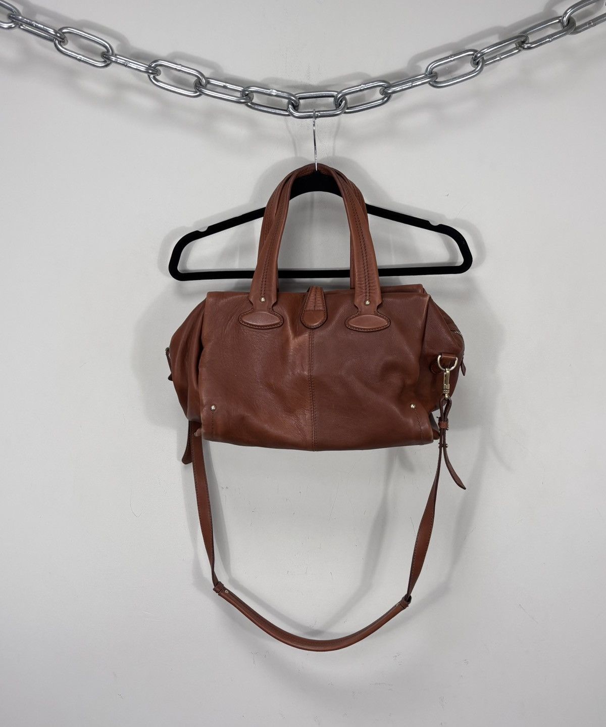 Bally Bally Madria Brown Genuine Leather Handle Bag Shoulder Size ONE SIZE - 2 Thumbnail