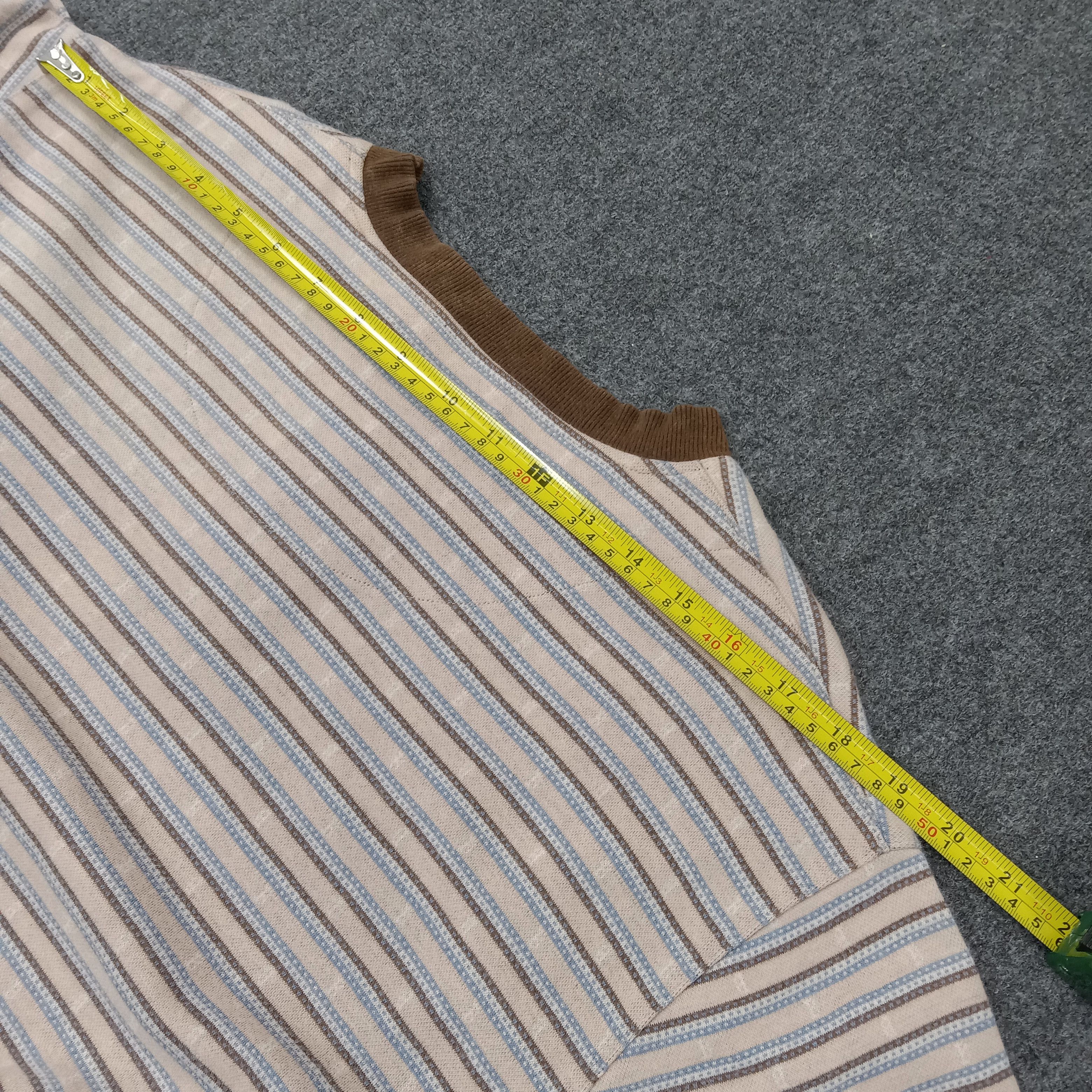 Balmain × Vintage Balmain Paris Stripes Button Sweatshirt Size US M / EU 48-50 / 2 - 5 Thumbnail