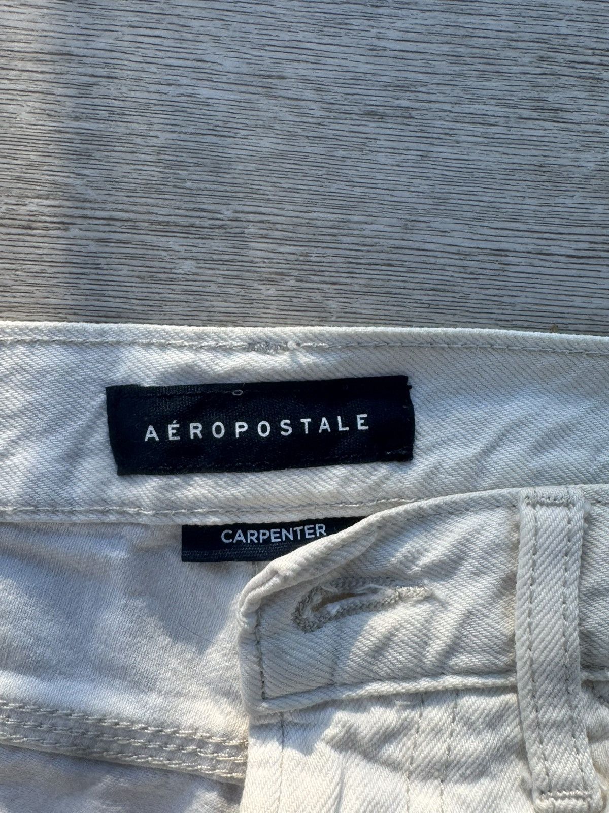 Aeropostale White Denim Jeans NEVER WORN Size US 28 / EU 44 - 2 Thumbnail