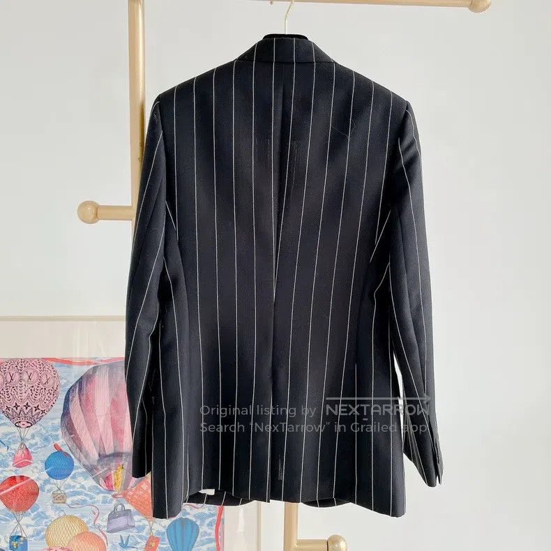 Louis Vuitton Louis Vuitton Black striped blazer Size XXS / US 00 / IT 34 - 2 Thumbnail
