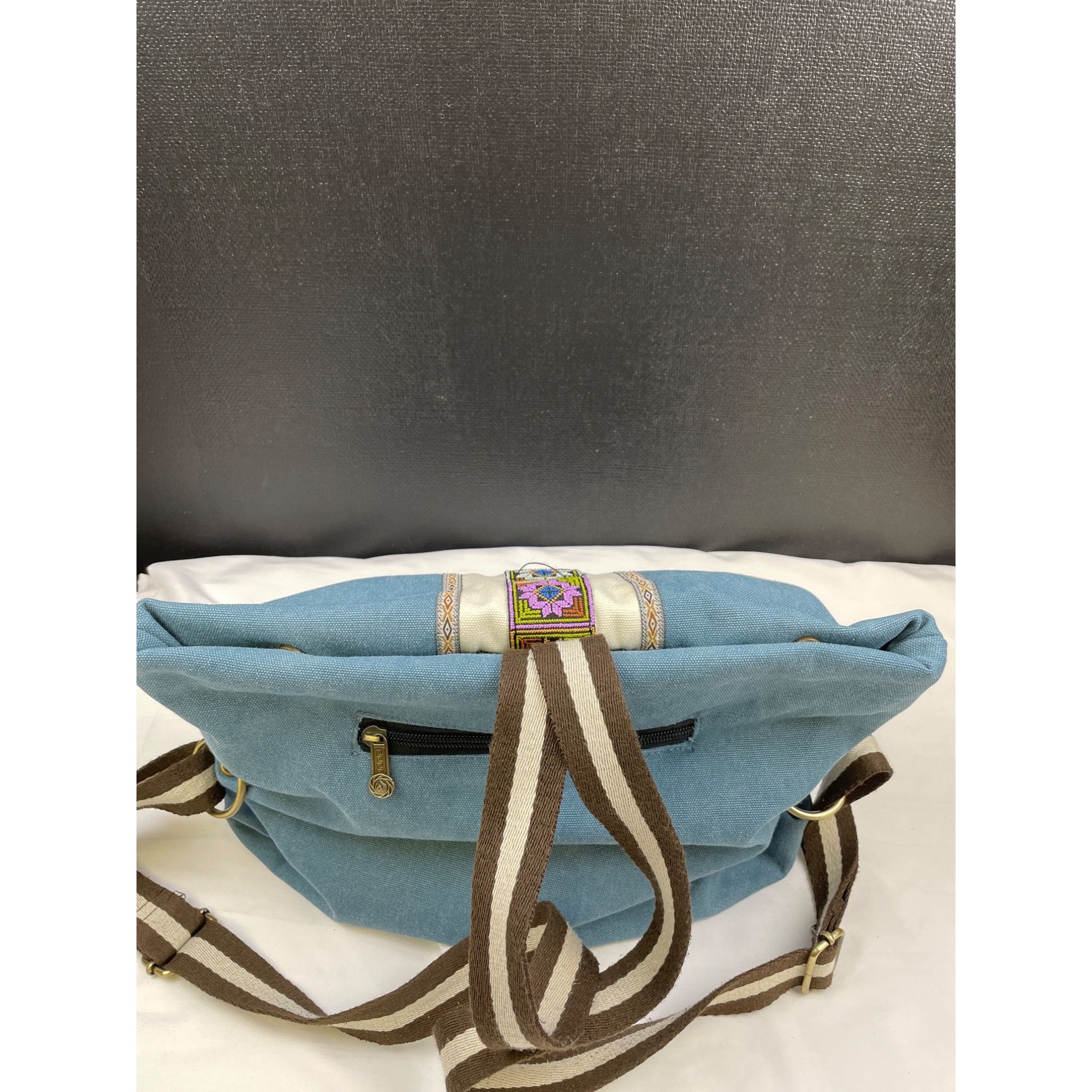 Other Women's Blue Denim Canvas Backpack SKU 3748 Size ONE SIZE - 5 Thumbnail