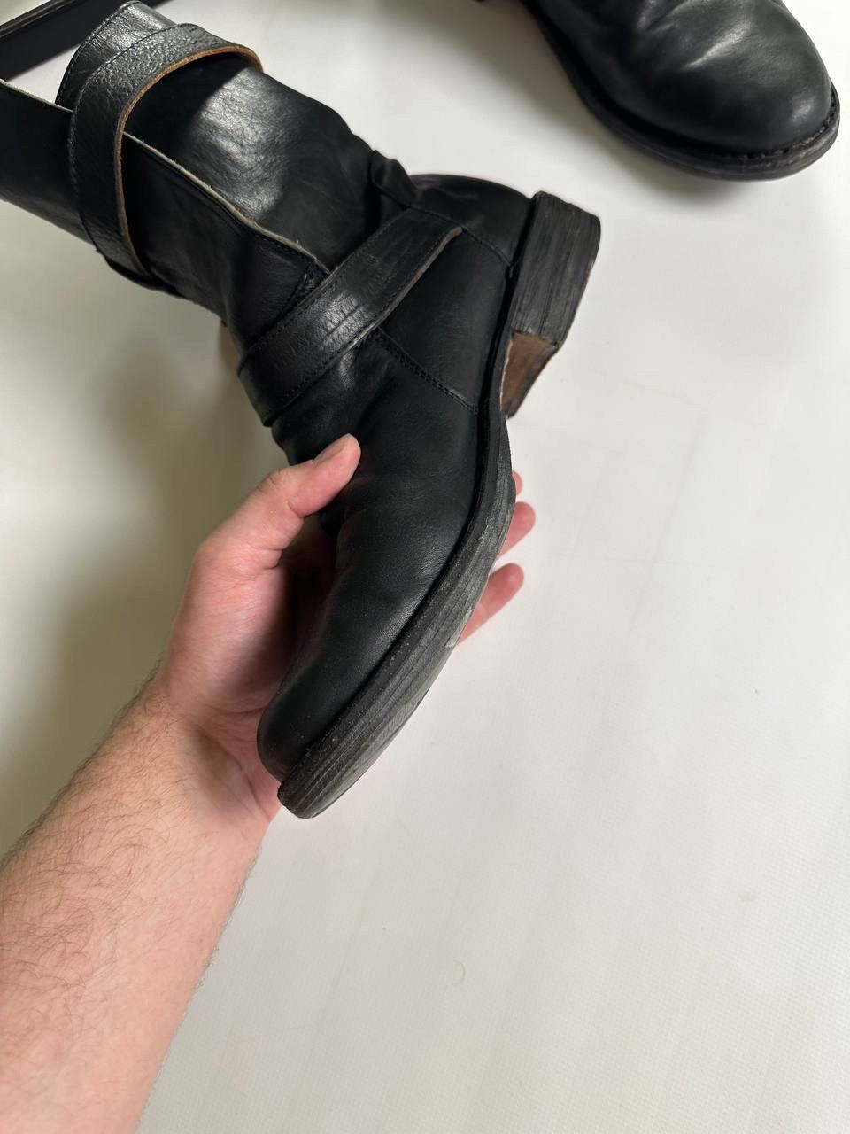 Fiorentini + Baker Fiorentini+Baker Guidi Style Vintage Biker Boots RRP700$ Size US 7 / EU 40 - 4 Thumbnail