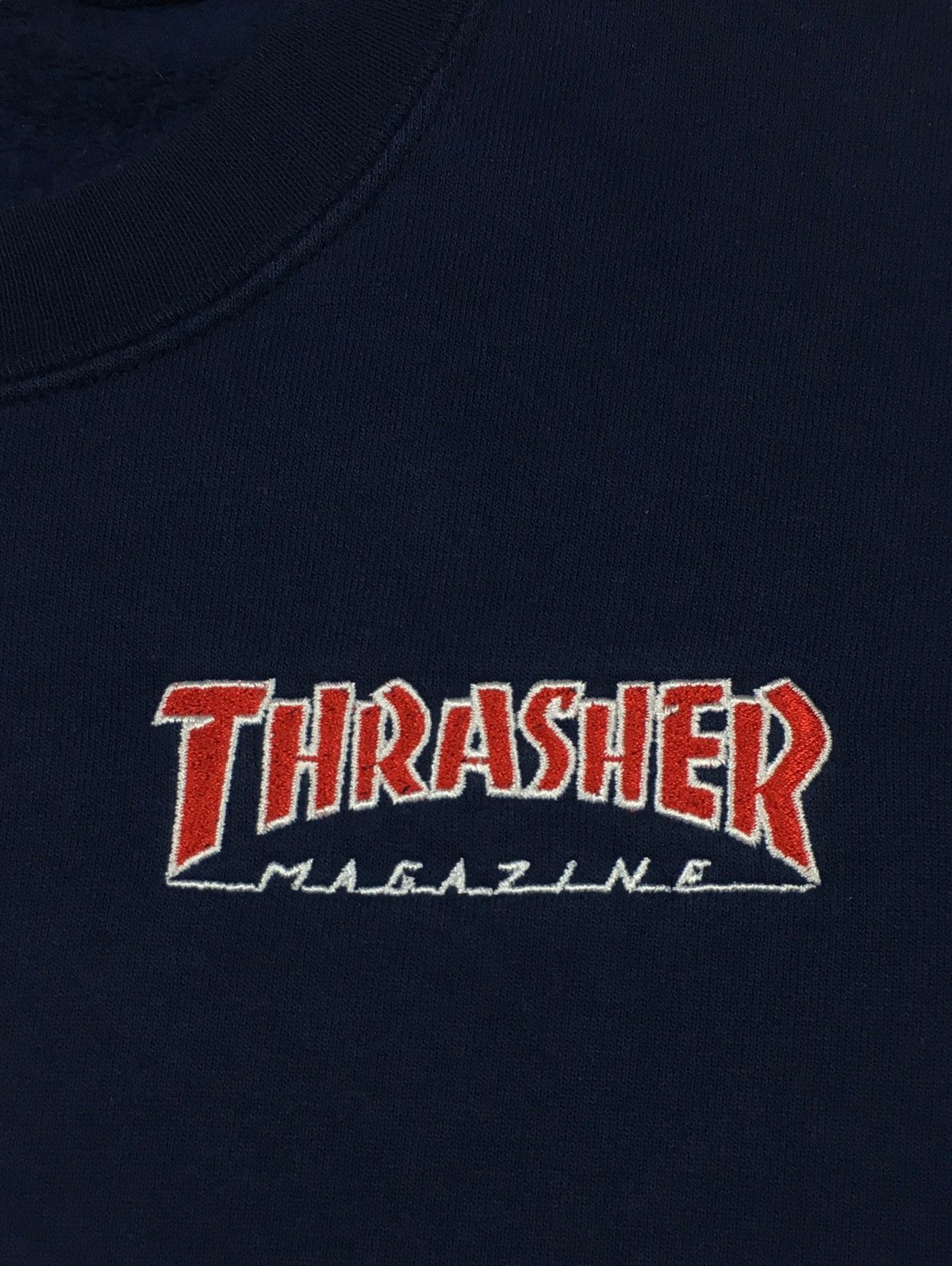 Thrasher crewneck THRASHER Embroidered Outlined Sweatshirt hoodie y2k Size US S / EU 44-46 / 1 - 3 Thumbnail