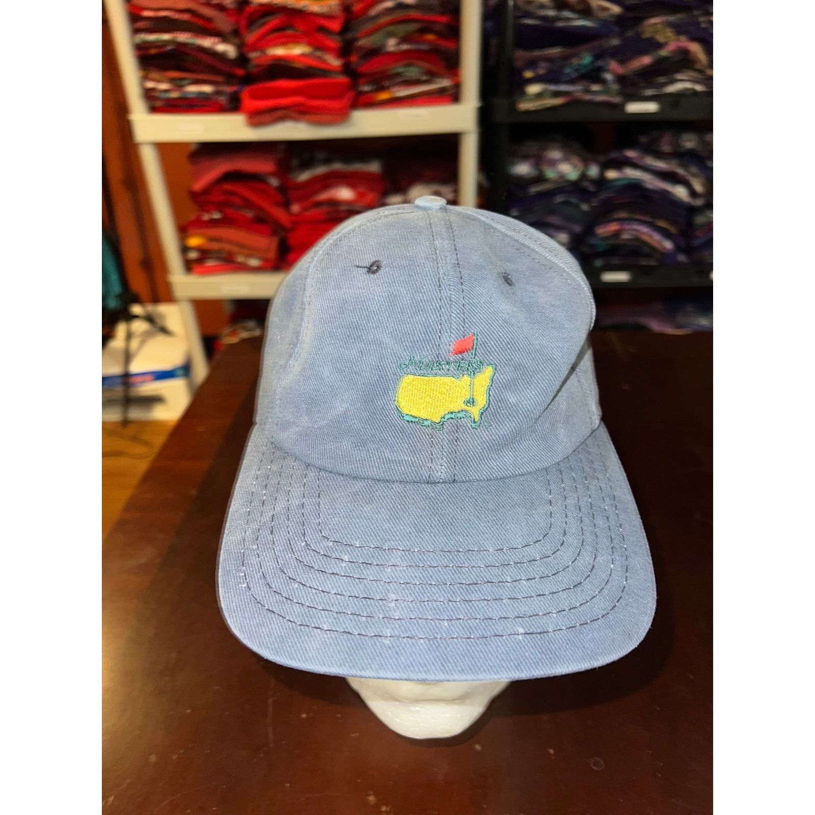 Vintage Vintage Masters Hat Golf Golfing American Needle Blue Cap Size ONE SIZE - 3 Thumbnail