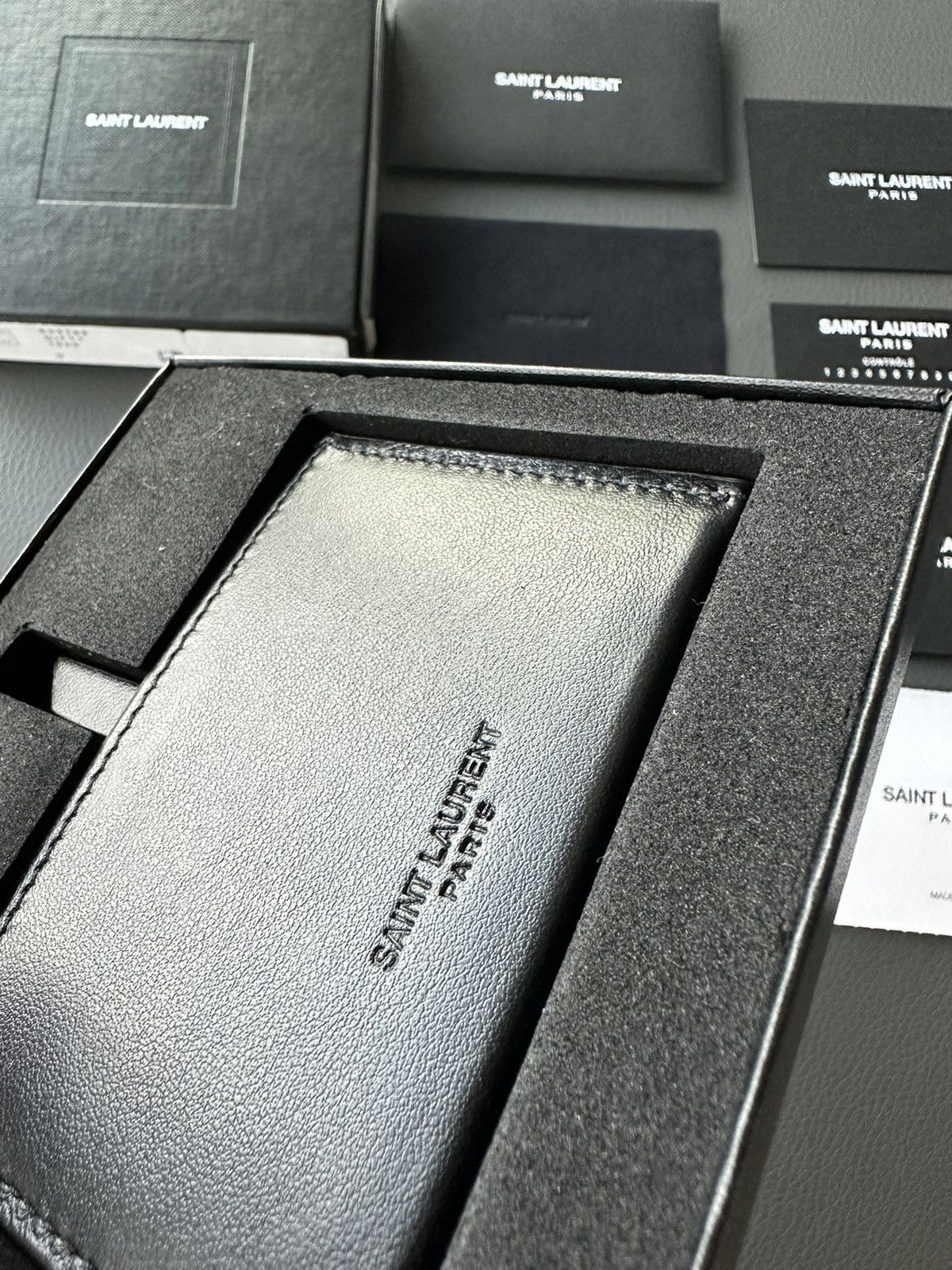 Hedi Slimane × Saint Laurent Paris × Yves Saint Laurent Brand New Saint Laurent Wallet Cardholder Size ONE SIZE - 5 Thumbnail