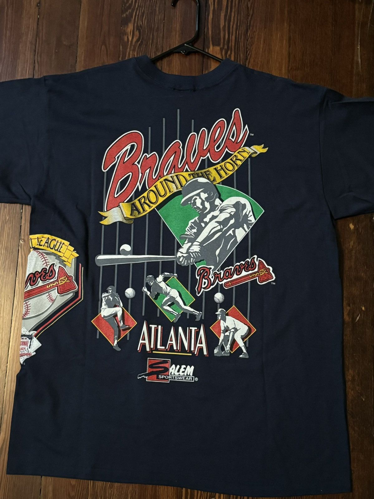 Vintage Vintage 1992 Atlanta Braves Salem AOP Wrap Around Size US XL / EU 56 / 4 - 2 Thumbnail