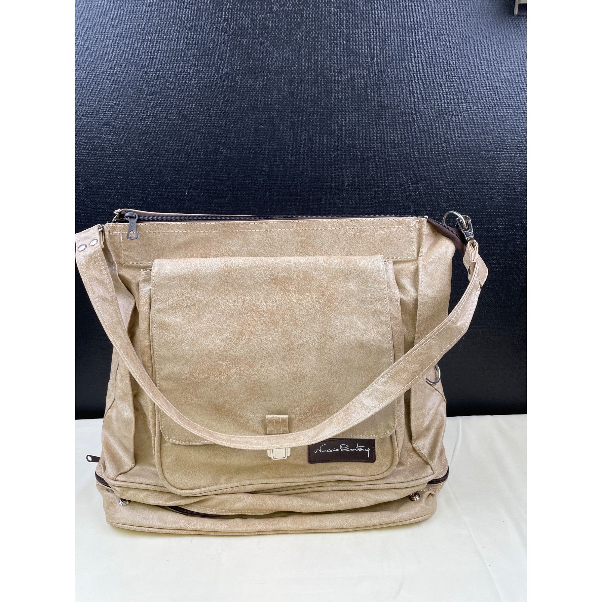 Other Nuccio Bentory Unisex Beige Travel Bag/Carry on bag SKU 5081 Size ONE SIZE - 2 Thumbnail