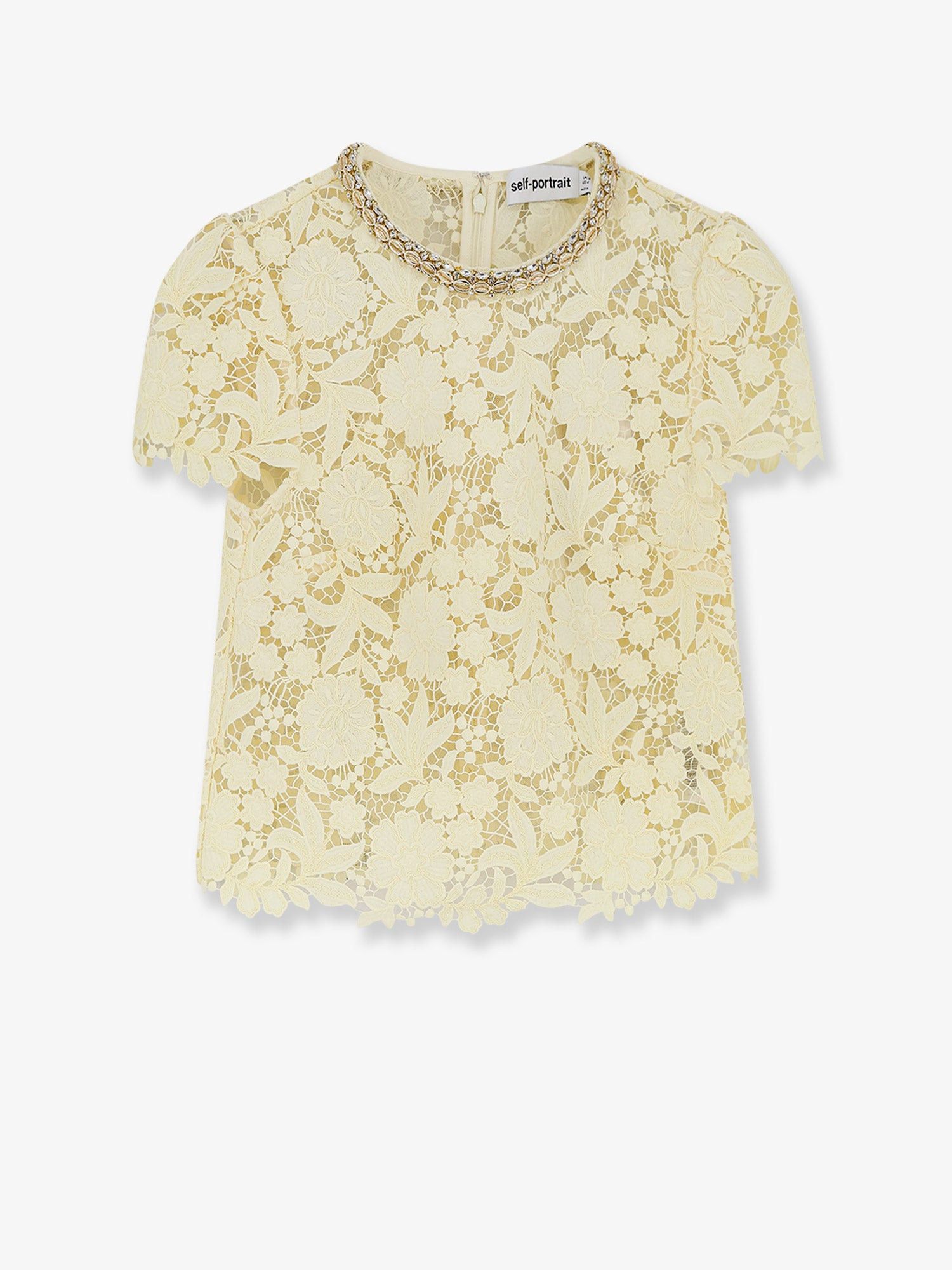 Self-Portrait Lace Top Size M / US 6-8 / IT 42-44 - 1 Thumbnail