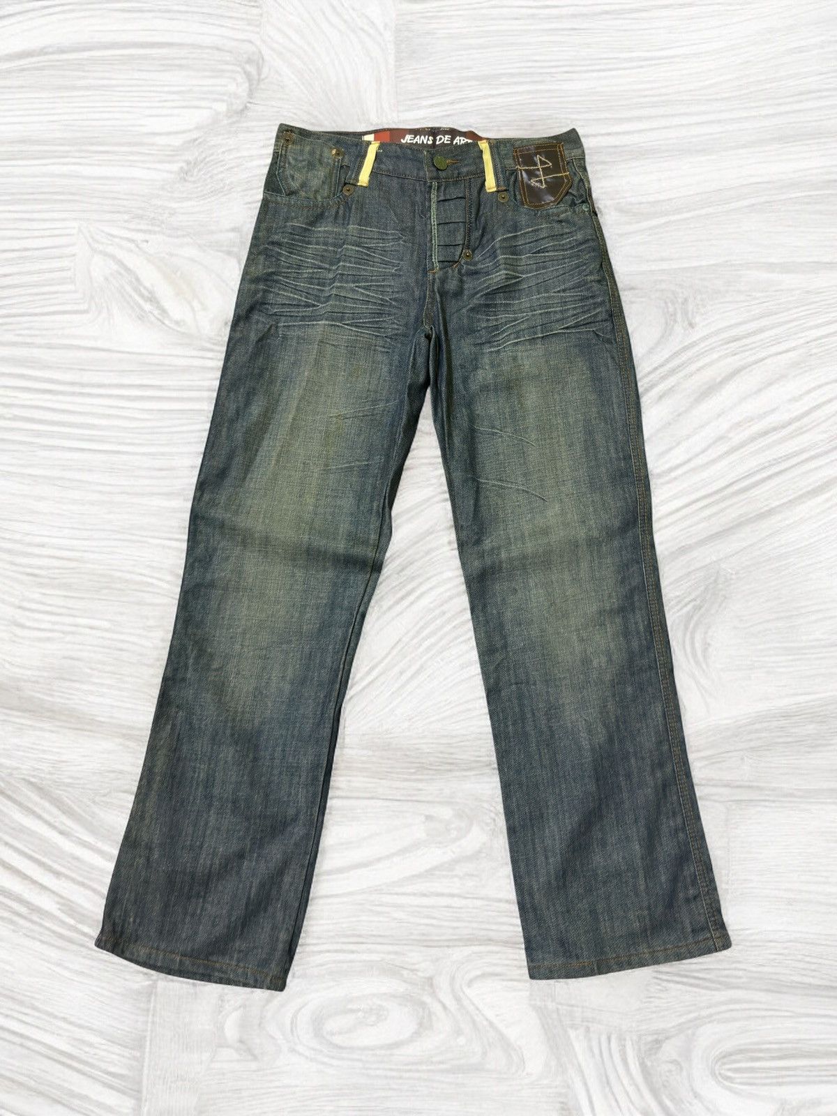 Hysteric Glamour × Japanese Brand × Vintage JEANS DE ART HONEY COMP STYLE BACK BUCKLE DENIM Size US 32 / EU 48 - 2 Thumbnail