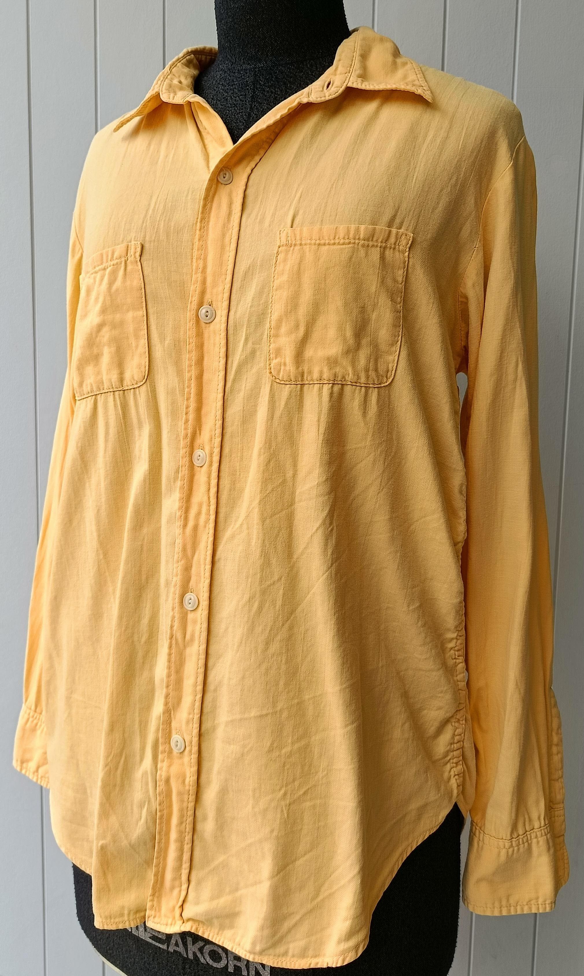 45rpm 45RPM studio by R 90's solid yellow Japan shirt small sz3 Size S / US 4 / IT 40 - 1 Thumbnail