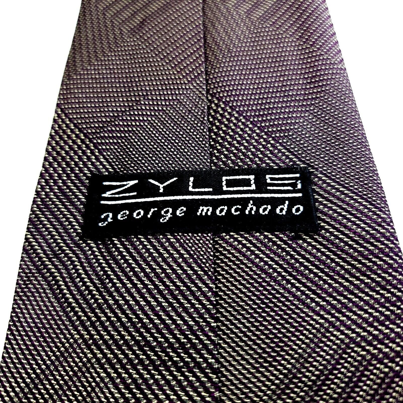 Zylos George Machado Zylos George Machado Plaid Red Tan Woven Short Wide Silk Tie Size ONE SIZE - 3 Thumbnail