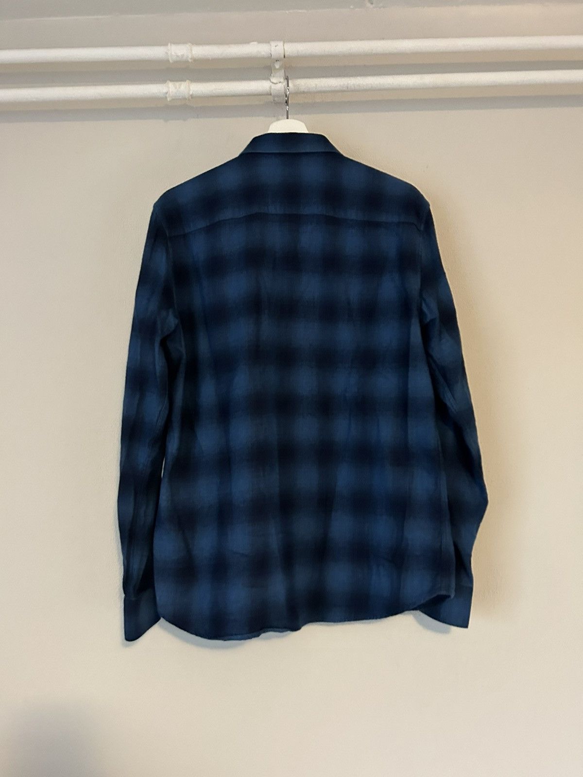 Givenchy Blue Flannel with Leather Star Application Size US M / EU 48-50 / 2 - 3 Thumbnail