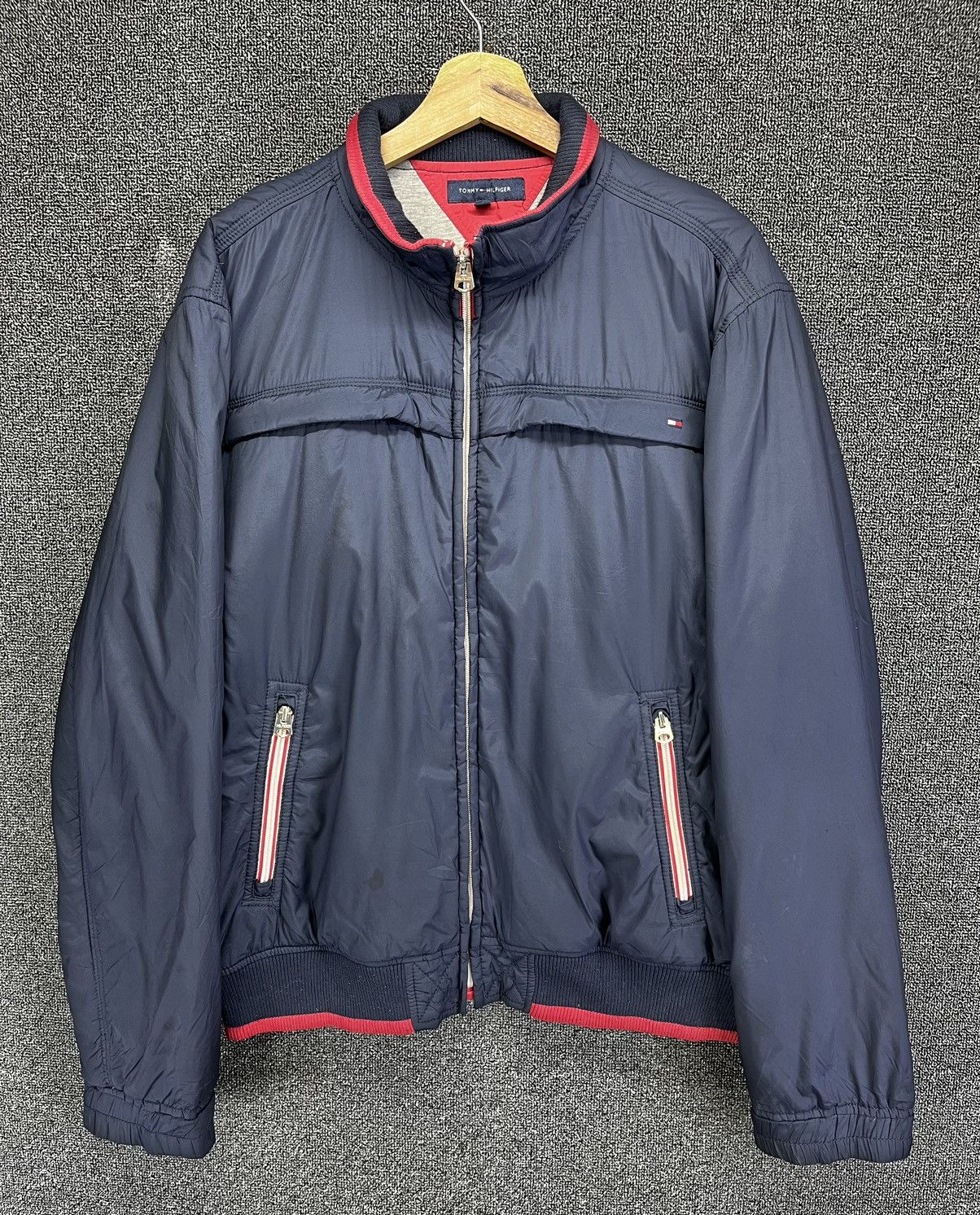 Tommy Hilfiger Vintage Tommy Hilfiger Zip Up Light Jacket Size US L / EU 52-54 / 3 - 1 Thumbnail