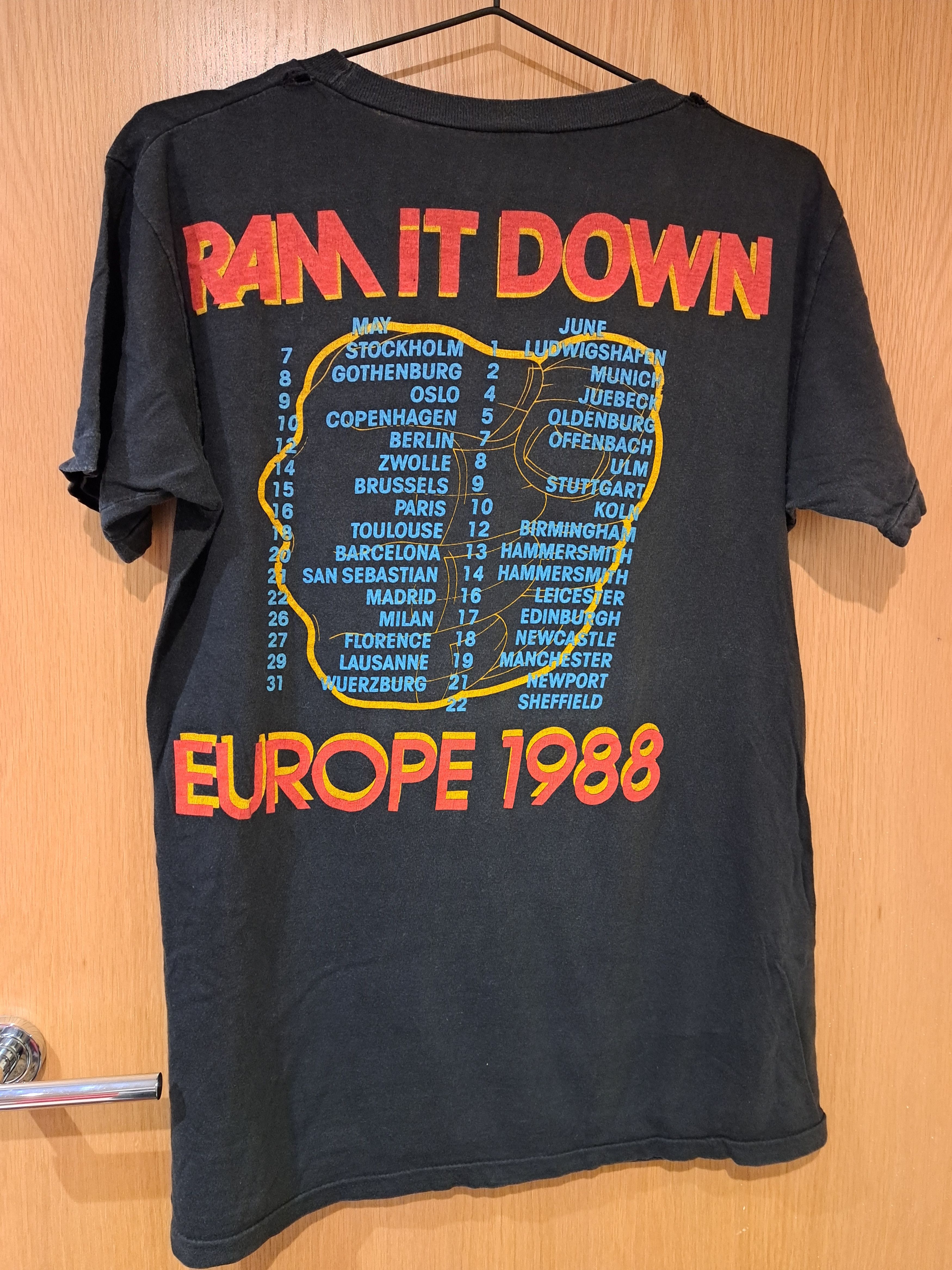 Band Tees × Vintage Vintage 1988 Judas Priest Ram It Down Tour T-Shirt Size US L / EU 52-54 / 3 - 5 Thumbnail