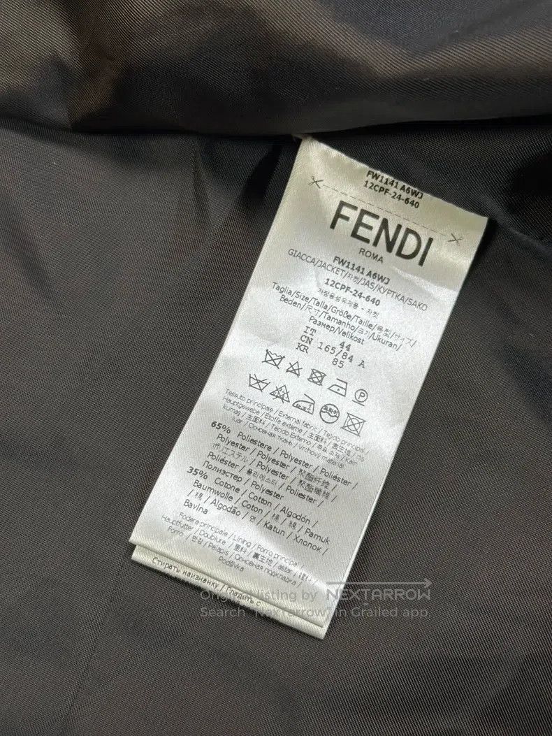 Fendi Fendi Monogram Double F Collar Jacket Size M / US 6-8 / IT 42-44 - 4 Thumbnail