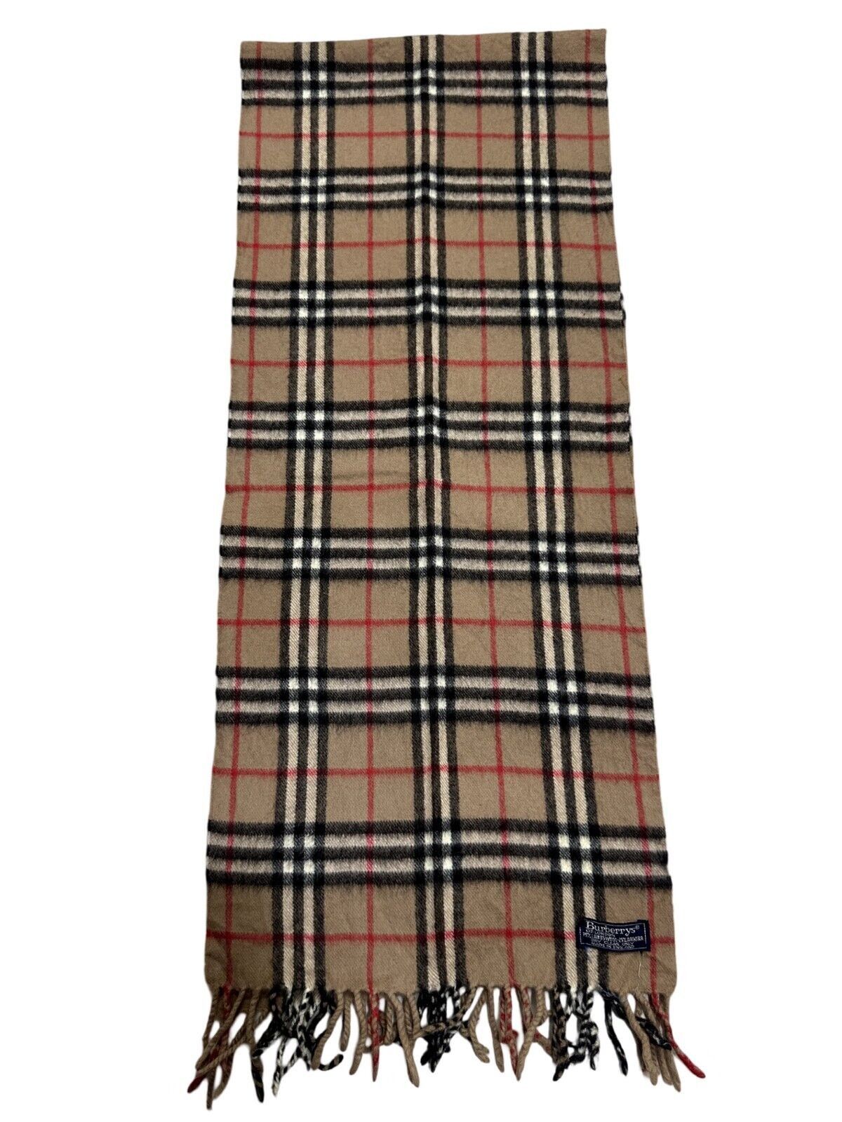 Burberry Burberrys Authentic Unisex Scarf 75%Lambswool 25%Angora Size ONE SIZE - 4 Thumbnail