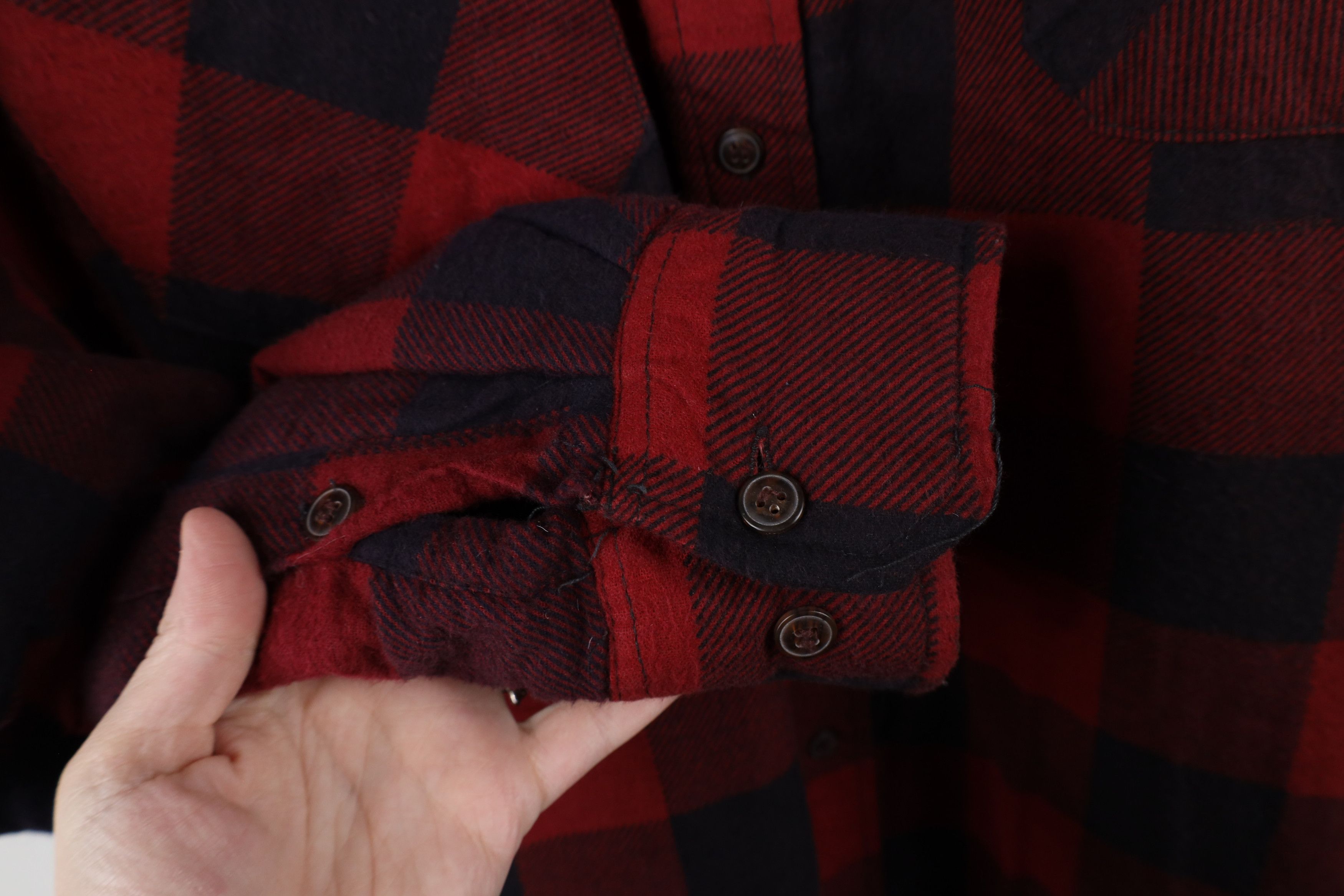 Vintage Vintage 90s Streetwear Flannel Button Shirt Jacket Jac Shirt Size US XXL / EU 58 / 5 - 4 Thumbnail