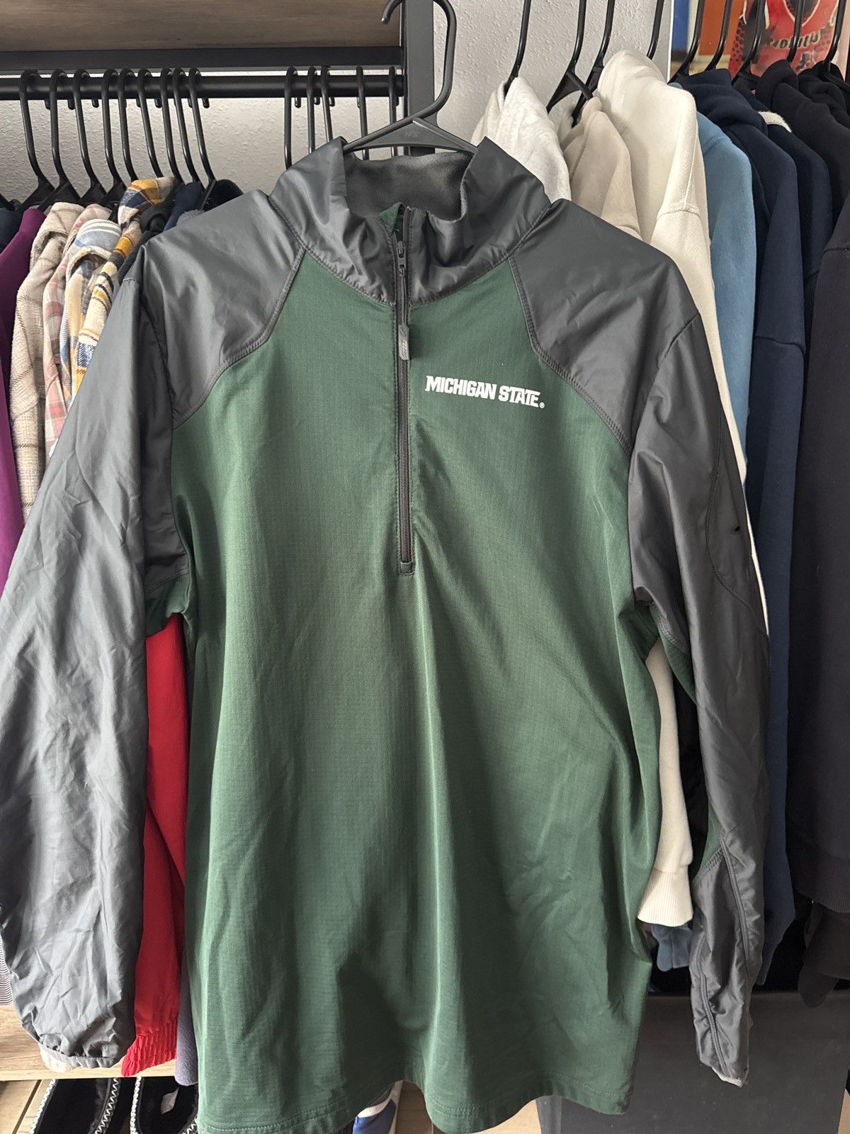 Nike Michigan State Half Zip Size US M / EU 48-50 / 2 - 1 Thumbnail