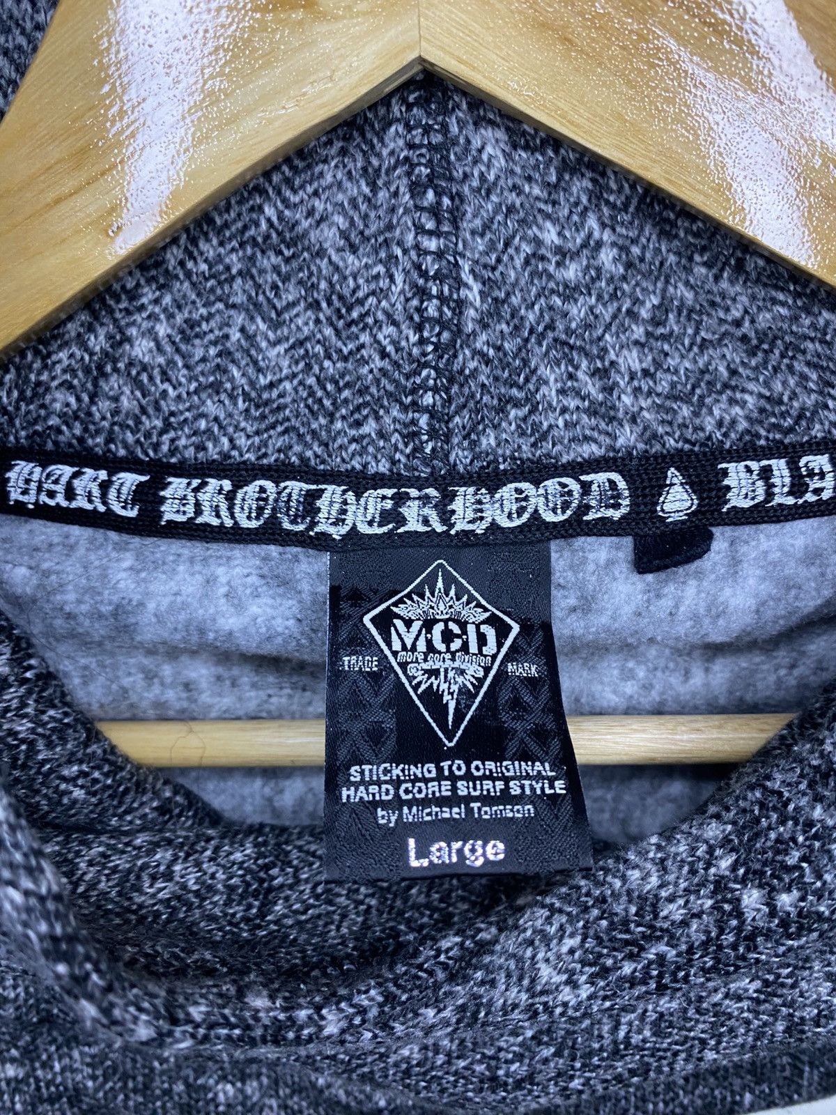 Vintage More Core Division M.C.D Black Hart Hoodie Size US L / EU 52-54 / 3 - 6 Thumbnail