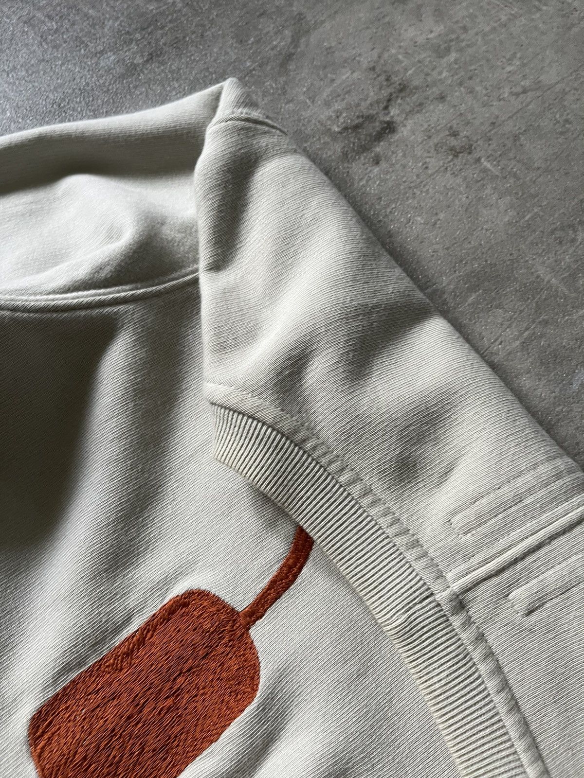 Rick Owens Rick Owens DRKSHDW embroidered sweatshirt robot logo beige Size US S / EU 44-46 / 1 - 13 Thumbnail