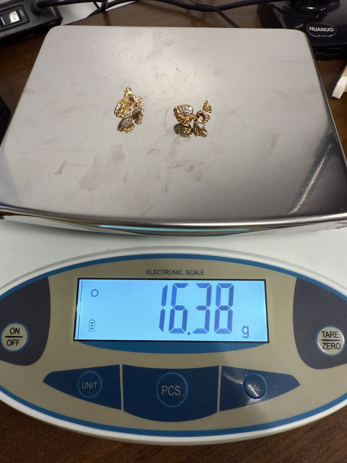Chrome Hearts Chrome Hearts Pair of 22k Heart You Knot Earrings w Diamonds Size ONE SIZE - 9 Thumbnail
