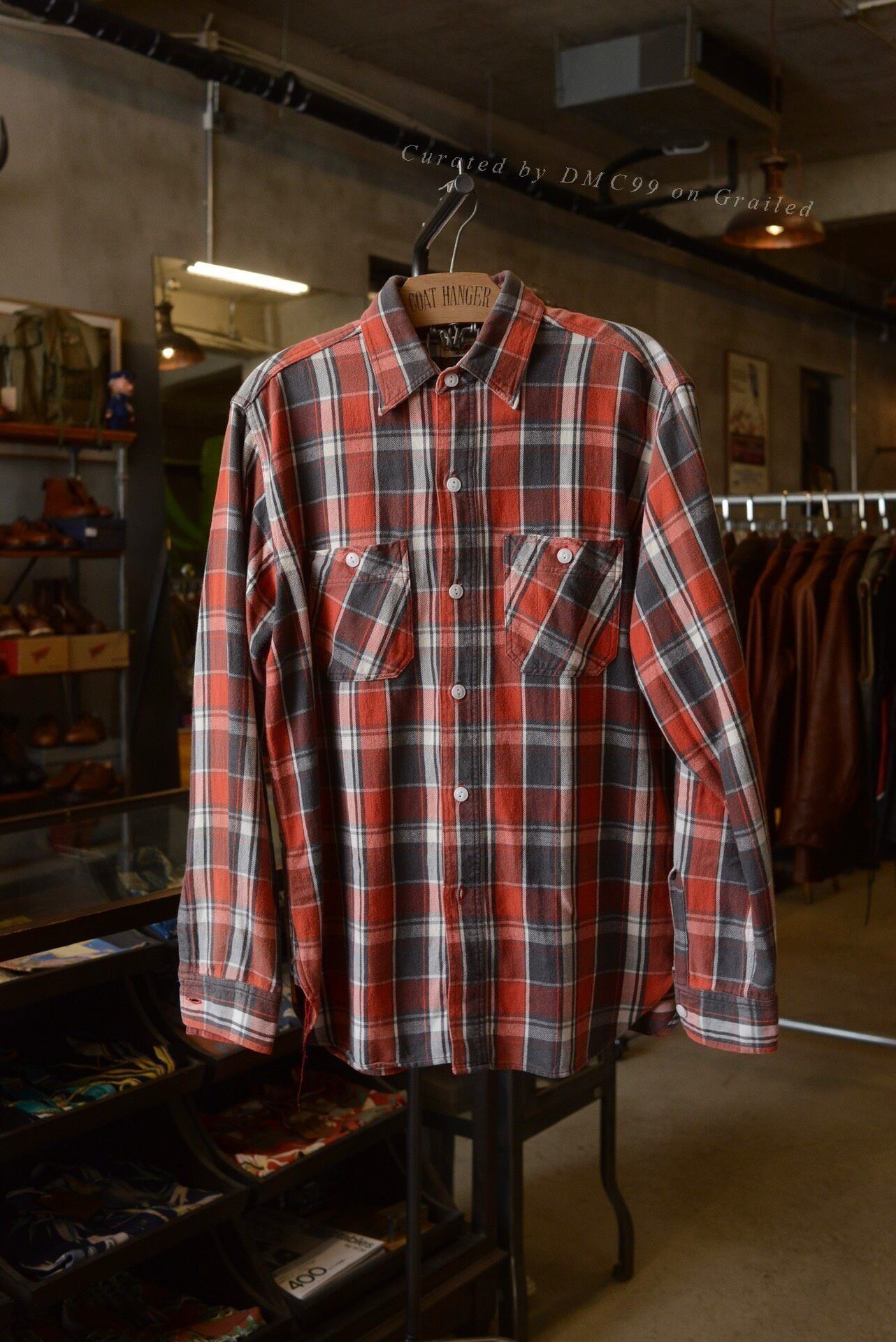 Sugar Cane SugarCane Red Plaid Shirt L Size US L / EU 52-54 / 3 - 1 Thumbnail