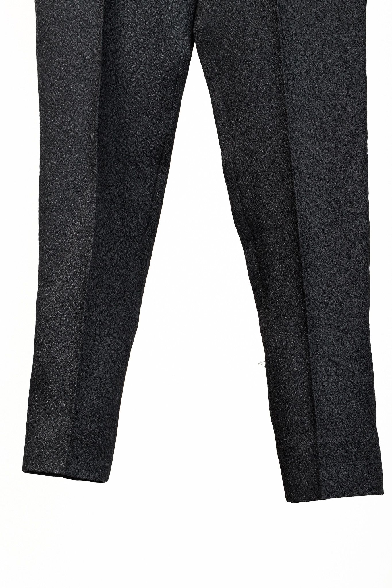 Gucci Gucci PF/13 Black Textured-Jacquard Tapered Trousers Size 26" / US 2 / IT 38 - 6 Thumbnail