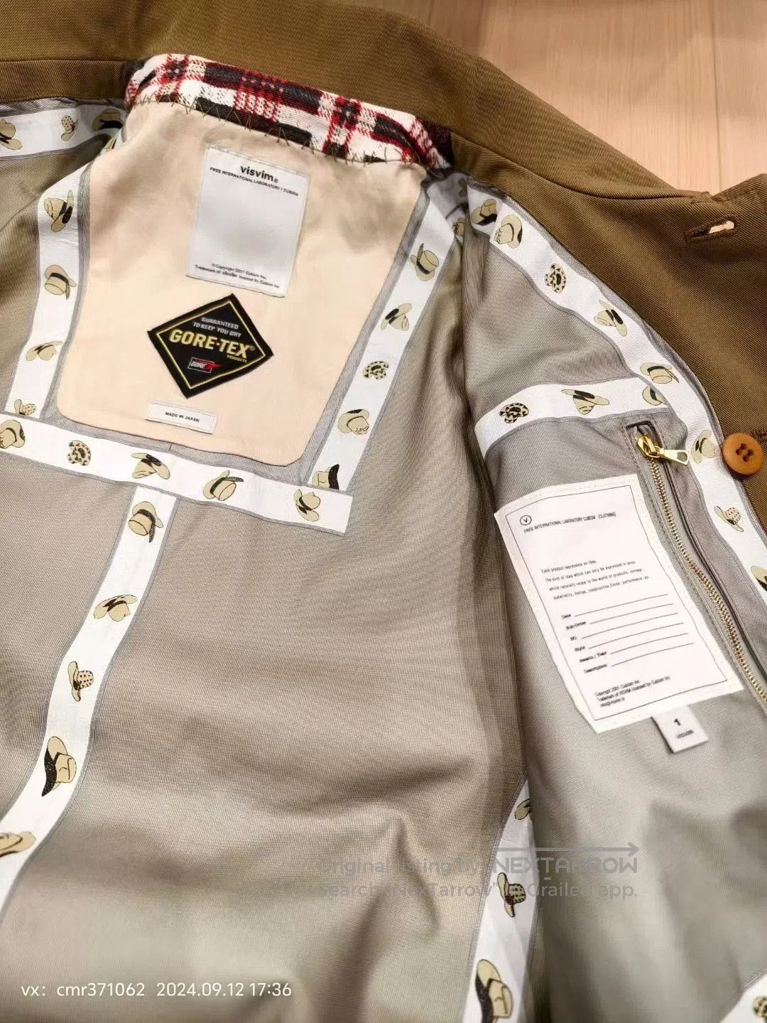 Visvim VISVIM 16SS ELLIPSIS SOUTIEN COAT 3L GORE. Size US S / EU 44-46 / 1 - 5 Thumbnail
