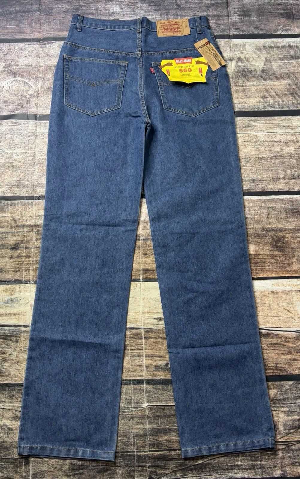 Denim & Co. VTG Billy Jeans & Co Denim Jeans Men's 32x32 Red Tab 560 Size US 32 / EU 48 - 4 Thumbnail
