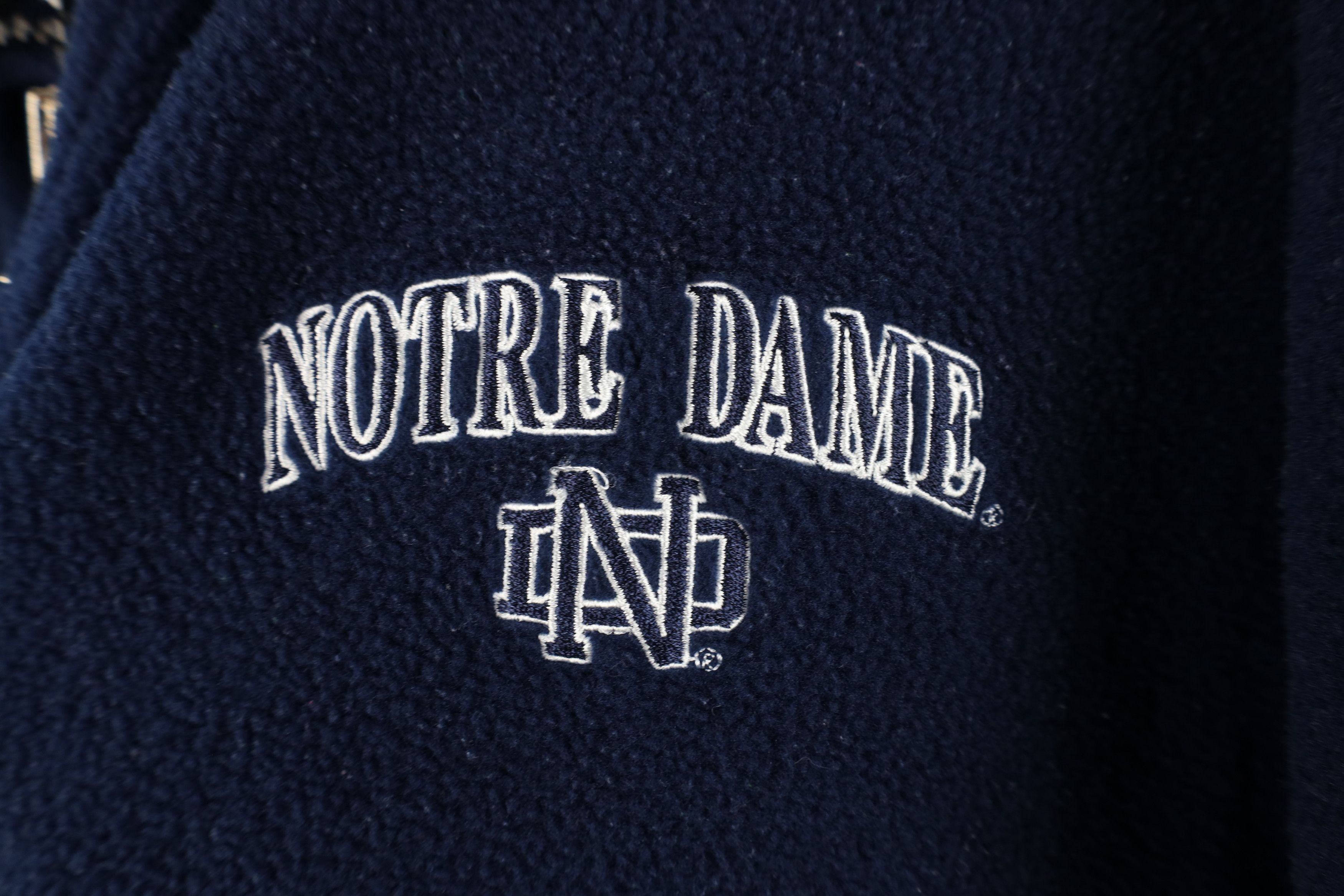 Champion Vintage 90s Champion Dame University Half Zip Fleece Sweater Size US XL / EU 56 / 4 - 4 Thumbnail