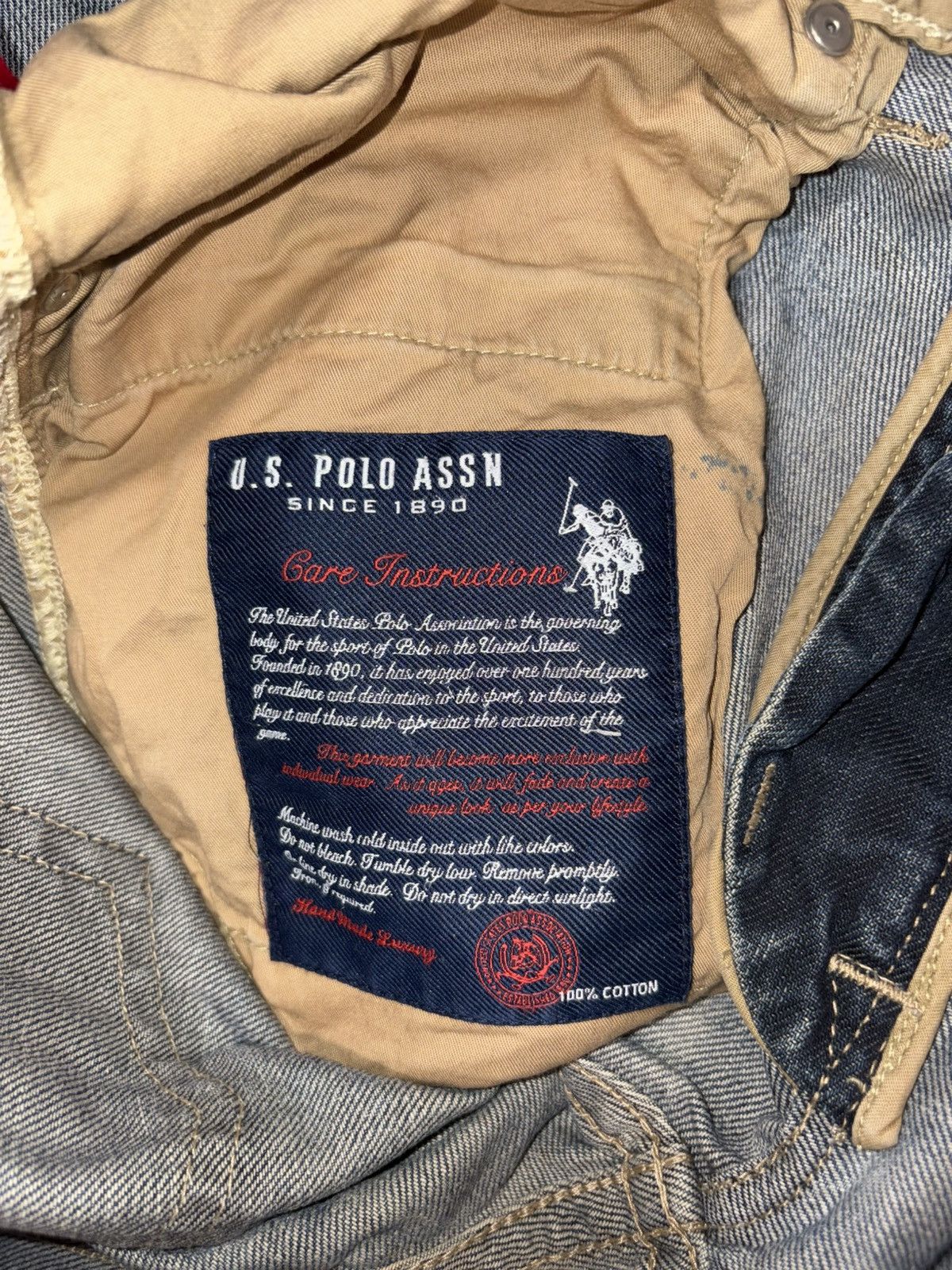 Polo Ralph Lauren U.S. Polo Assn. Authentic Denim Co. Jeans 36x34 Straight Leg Size US 36 / EU 52 - 10 Thumbnail