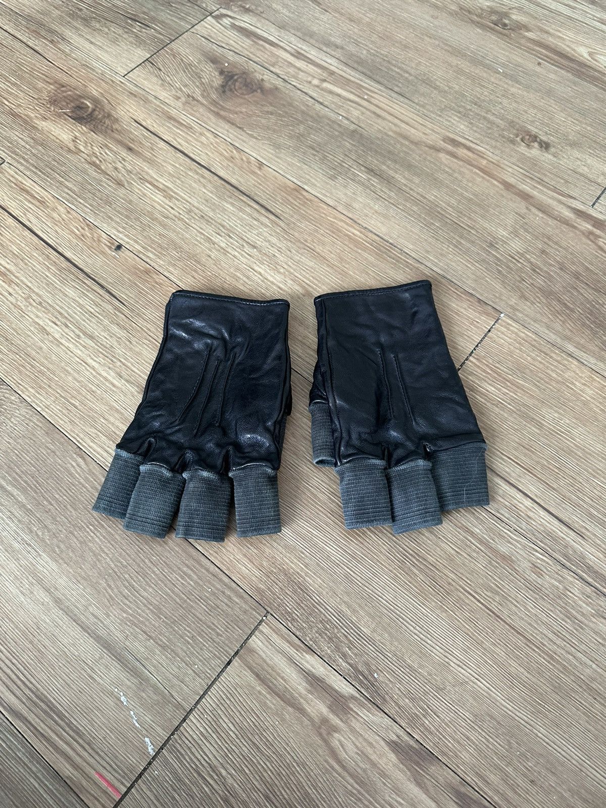 Carol Christian Poell Carol Christian Poell Seam Fingerless Gloves AM/2457 Size 46 - 5 Thumbnail