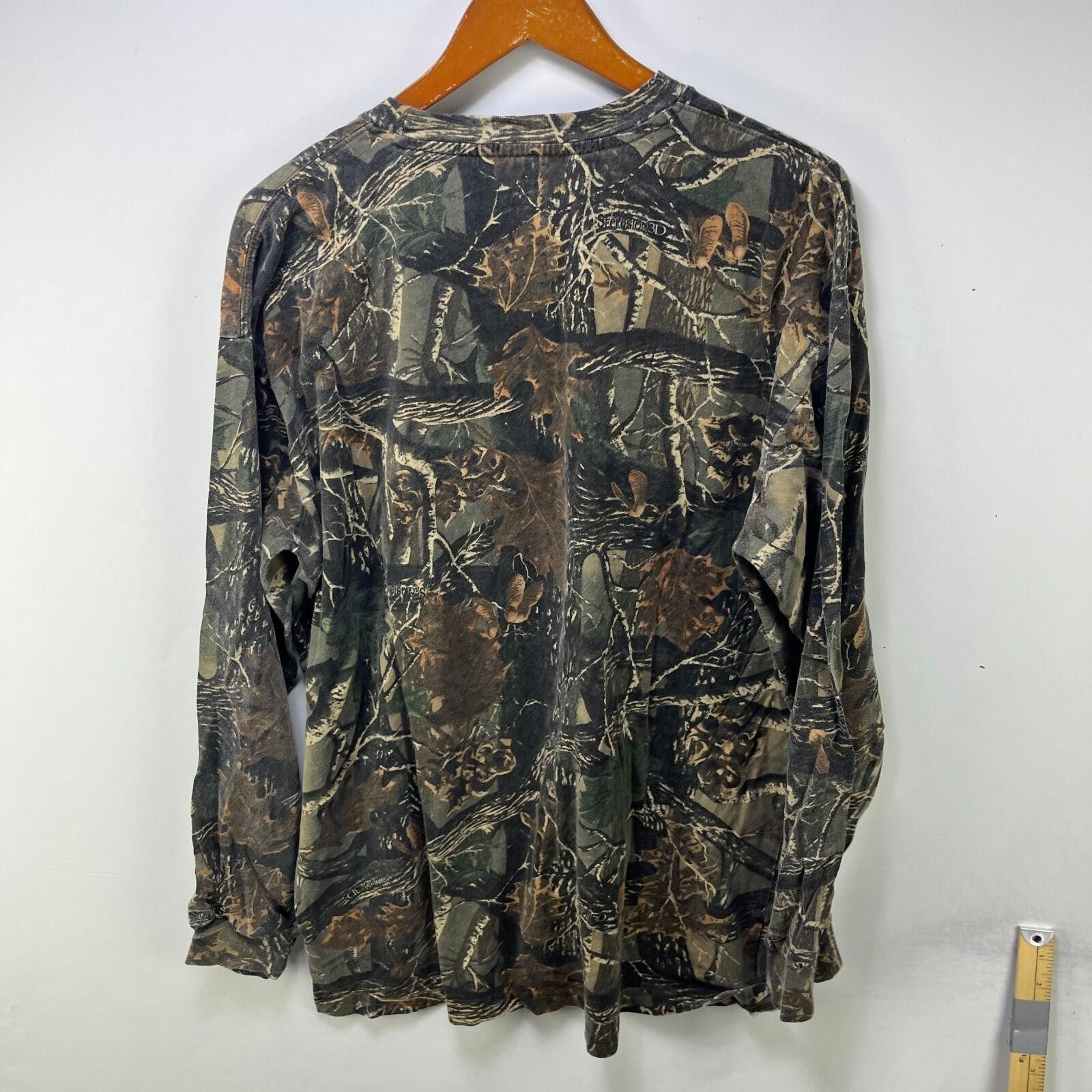 Cabelas Vintage Cabelas Realtree Camo Long Sleeve Shirt 2XL Size US XXL / EU 58 / 5 - 8 Thumbnail