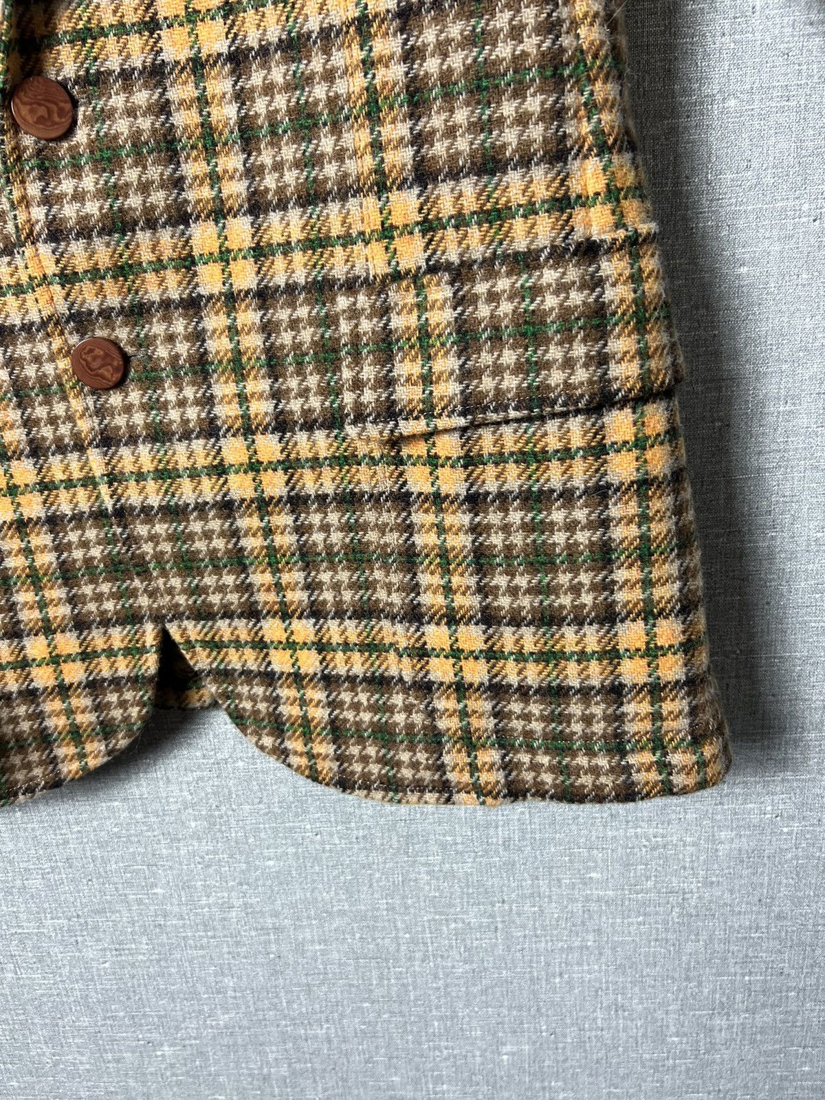 Doppiaa Rare Doppiiaa Aabenzio Tweed Checkered Blazer Jacket Size US M / EU 48-50 / 2 - 9 Thumbnail
