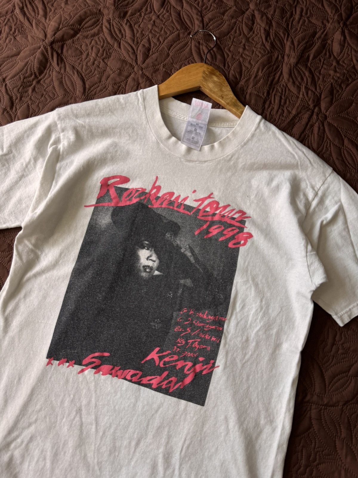 Band Tees Japanese rock singer Kenji Sawada's "Rockan Tour"1998 Size US M / EU 48-50 / 2 - 2 Thumbnail